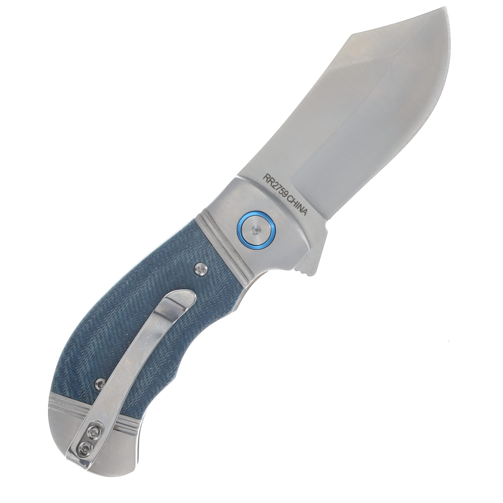 Rough Rider Blue Denim Folder RR2759 View 2