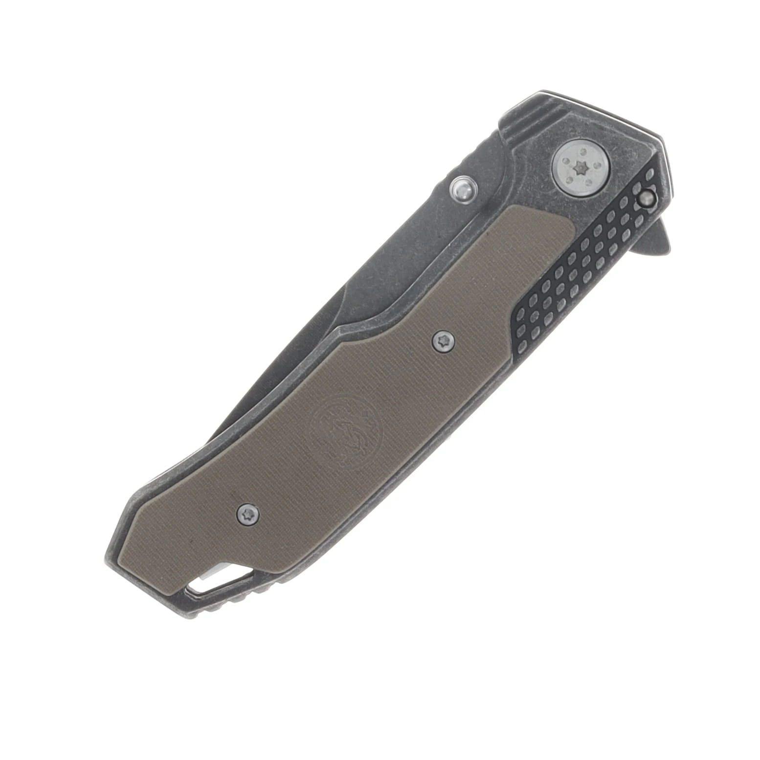 Smith & Wesson SW609 G10 FDE Folding Knife 3.6in Black SW Drop Point SW609CP-W View 5