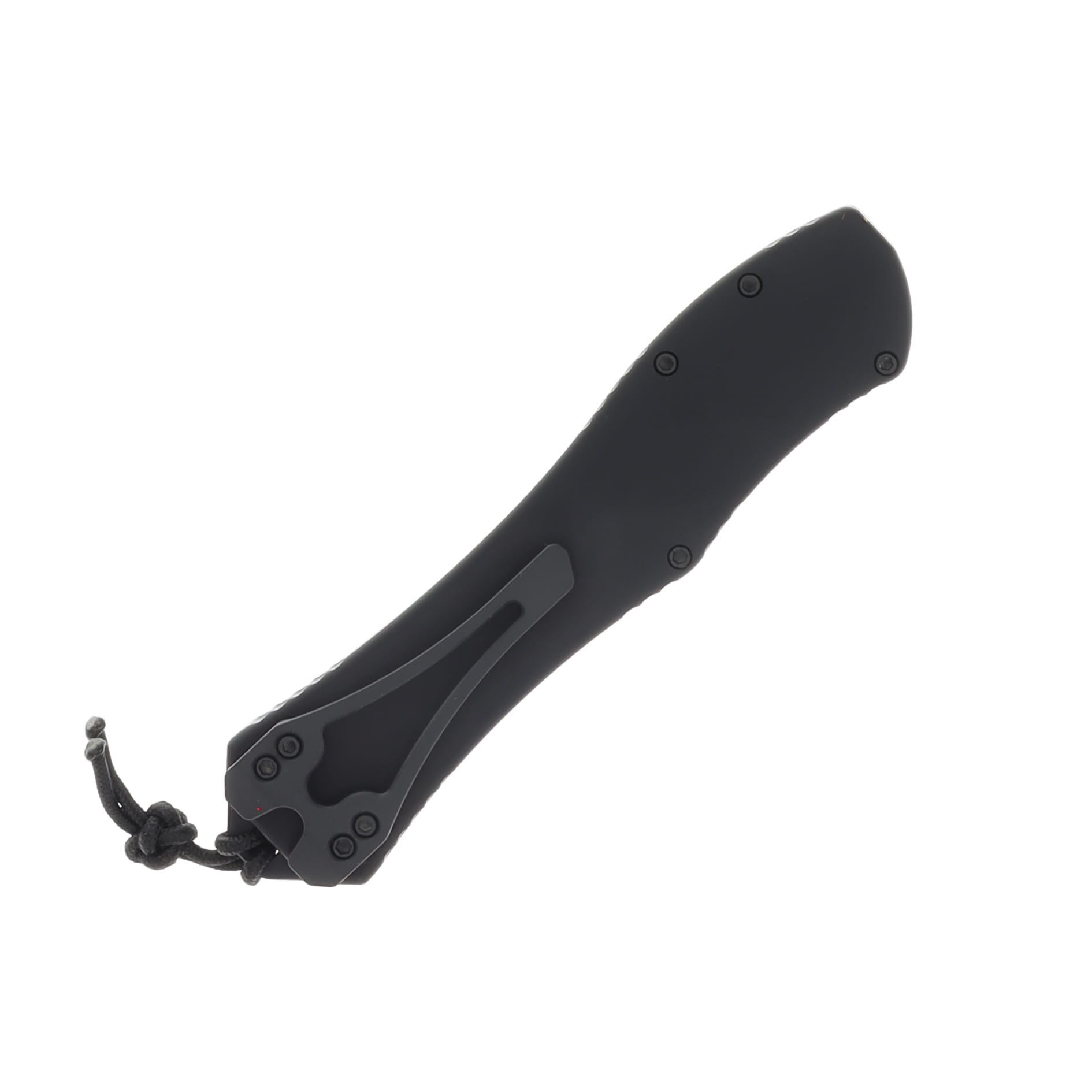 Heretic Hydra V4 OTF Automatic Tactical 3.6In Recurve 2 Tone Black H408-10A-T View 4