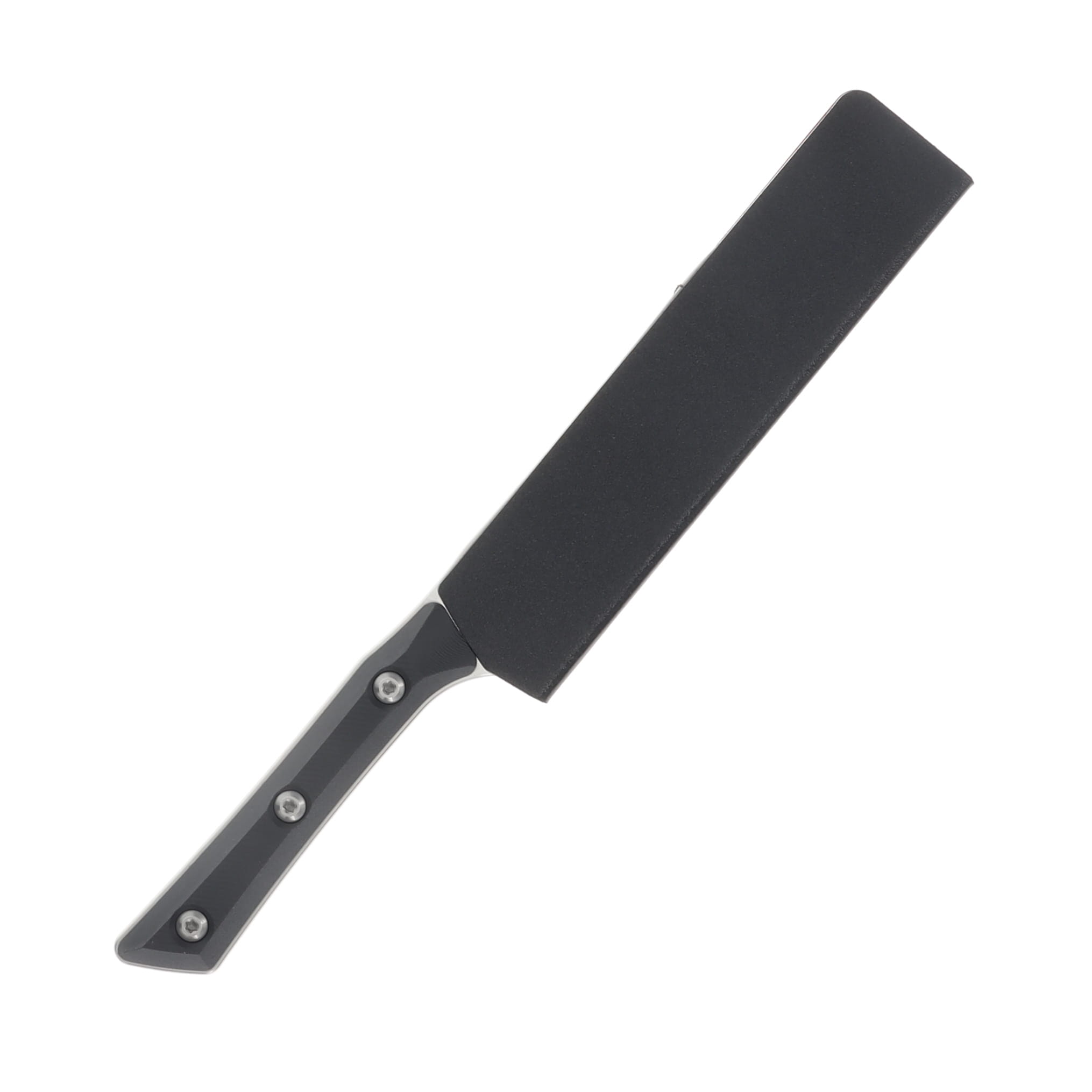 Microtech Utility Knife Black G10 6in Plain Edge Stonewash Blade MT340010BK View 3