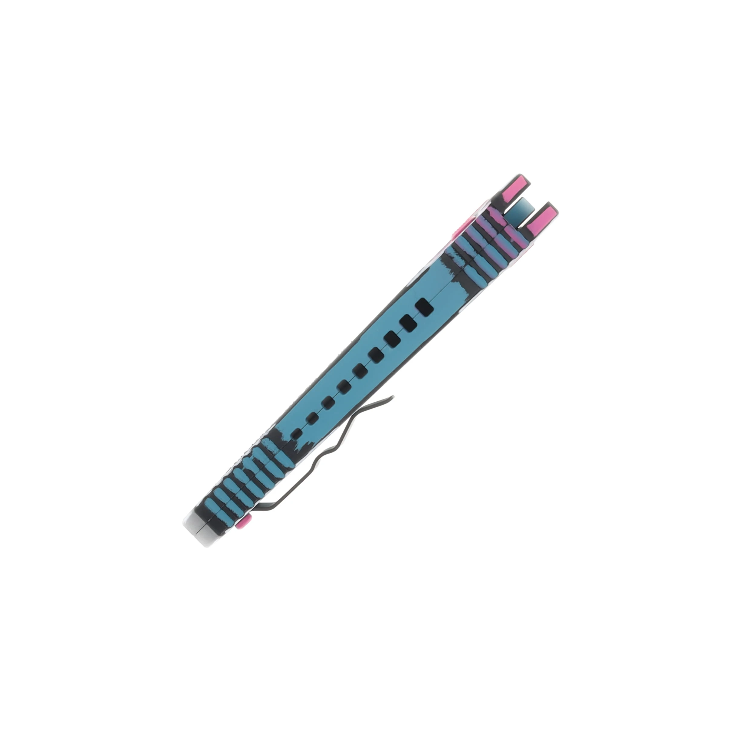 Heretic Knives Pariah Manual Folding Knife Cel Shade Miami Vice Tanto H047-CS-MV View 7