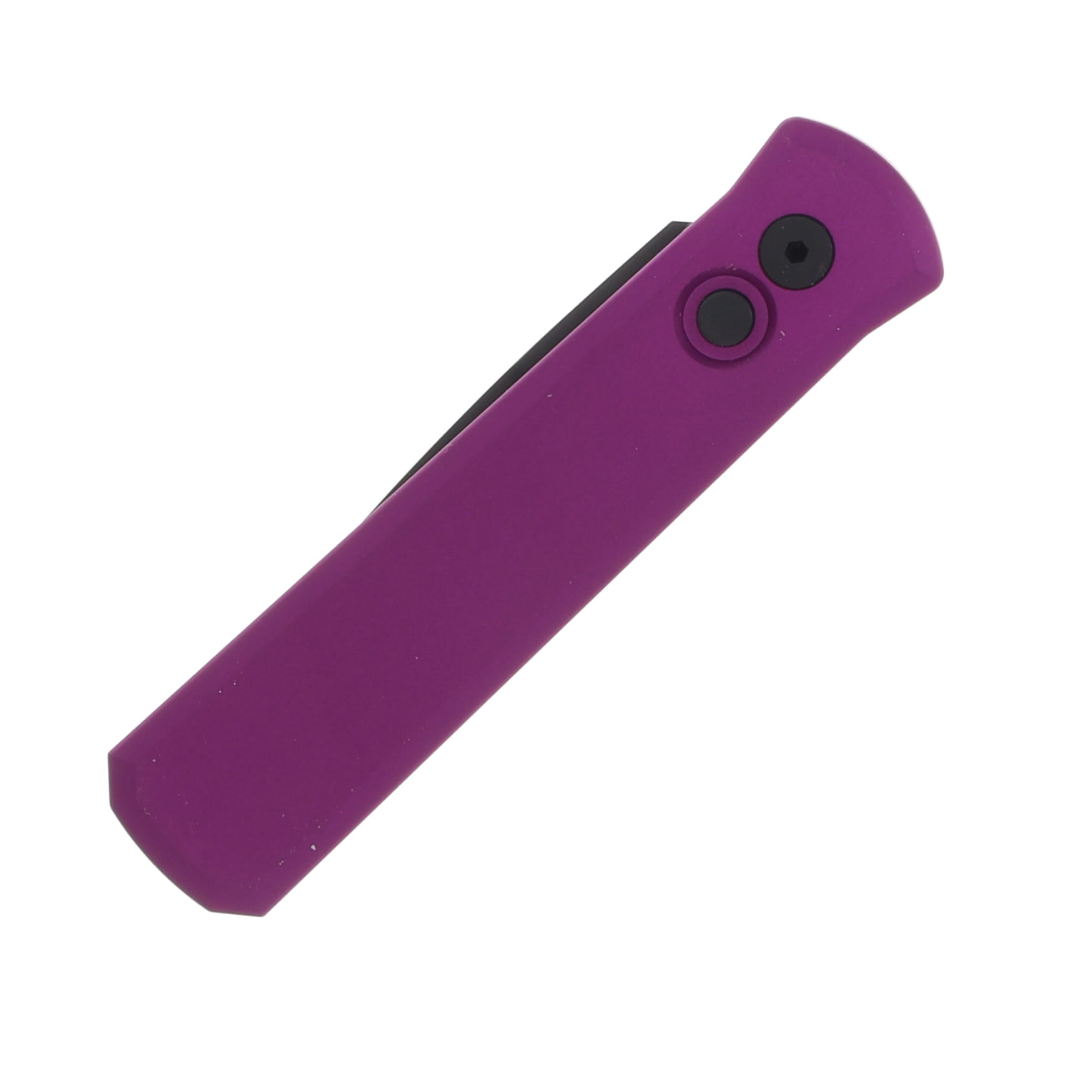 Pro Tech Auto Godson Purple Handle Black Blade Plain Edge AUPT721PURPLE View 3