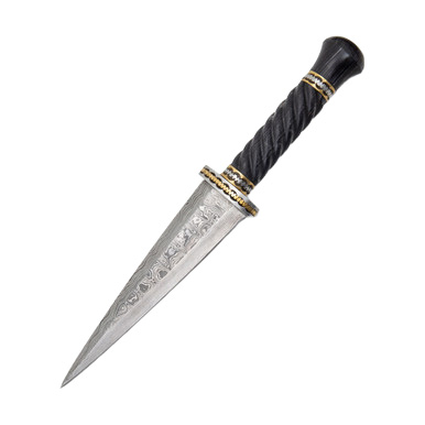 Damascus Scottish Dirk View 3