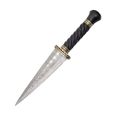 Damascus Scottish Dirk View 2