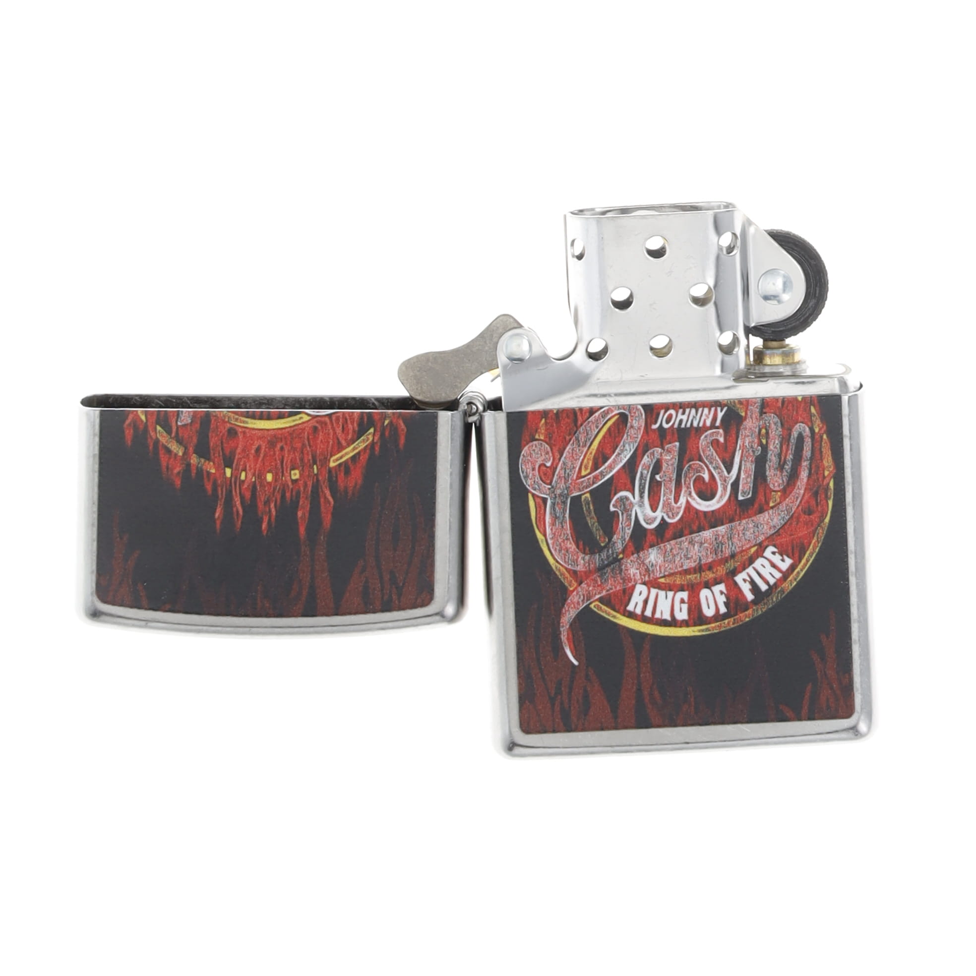 Zippo Johnny Cash Ring of Fire Logo ZP46979 View 2