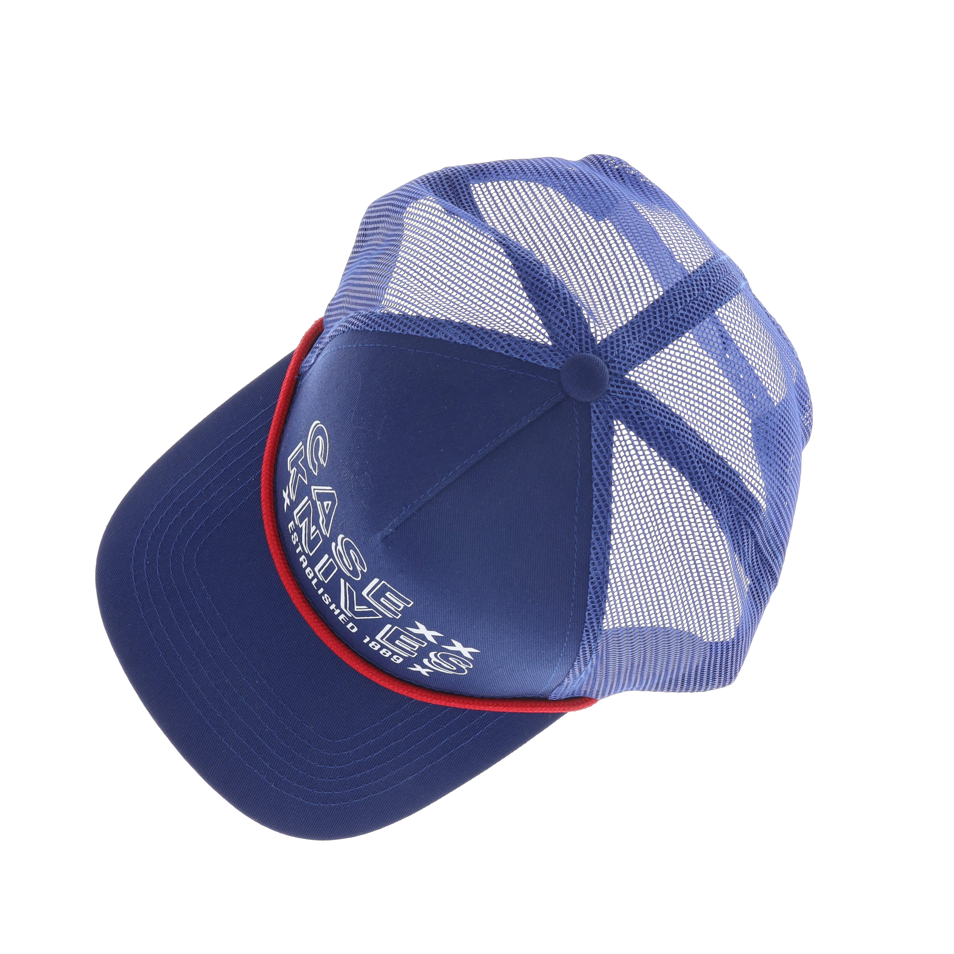 Case XX Blue Polyester Mesh Back Red Rope Logo Ball Cap CA41257 View 7