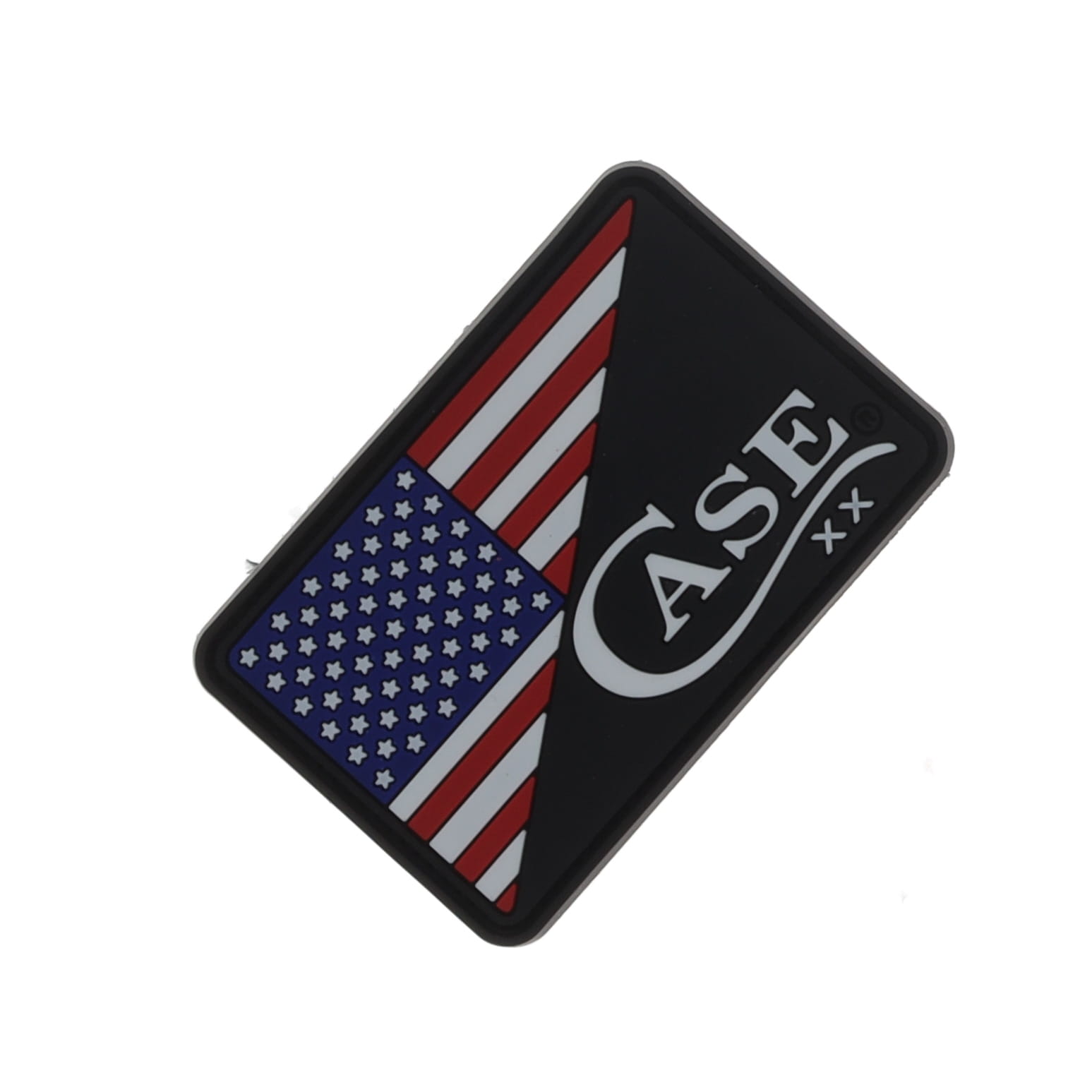 Case Patch American Flag W/Case Logo Rubberized Velcro Back 3 In CA50325 View 1