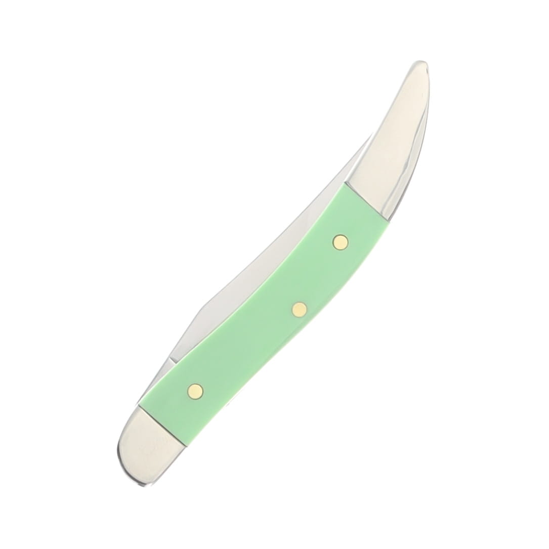 Case XX Mint Green Smooth Synthetic Small Texas Toothpick Folding Knife CA63835 View 5