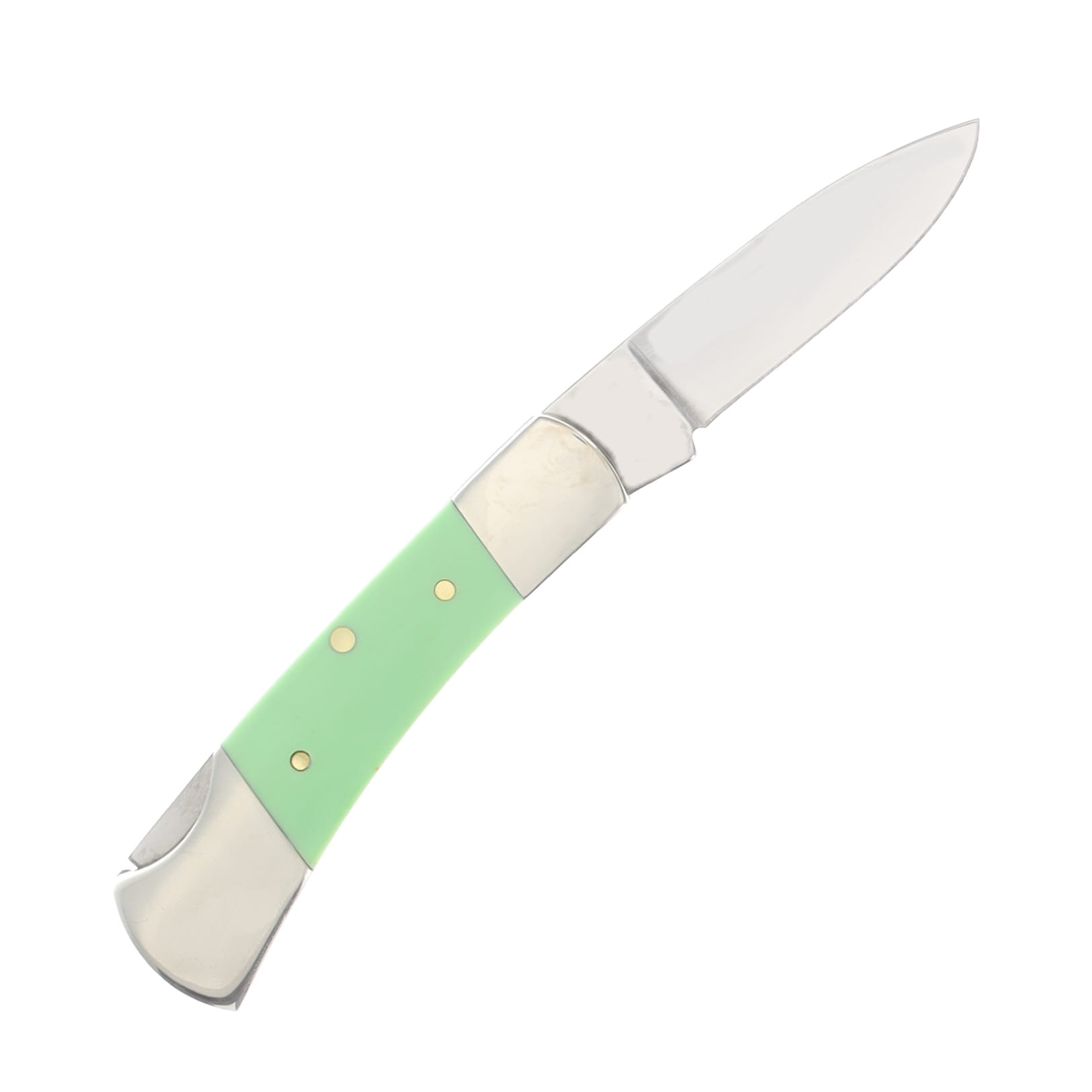 Case XX Mint Green Smooth Synthetic Lockback Folding Knife CA63836 View 2