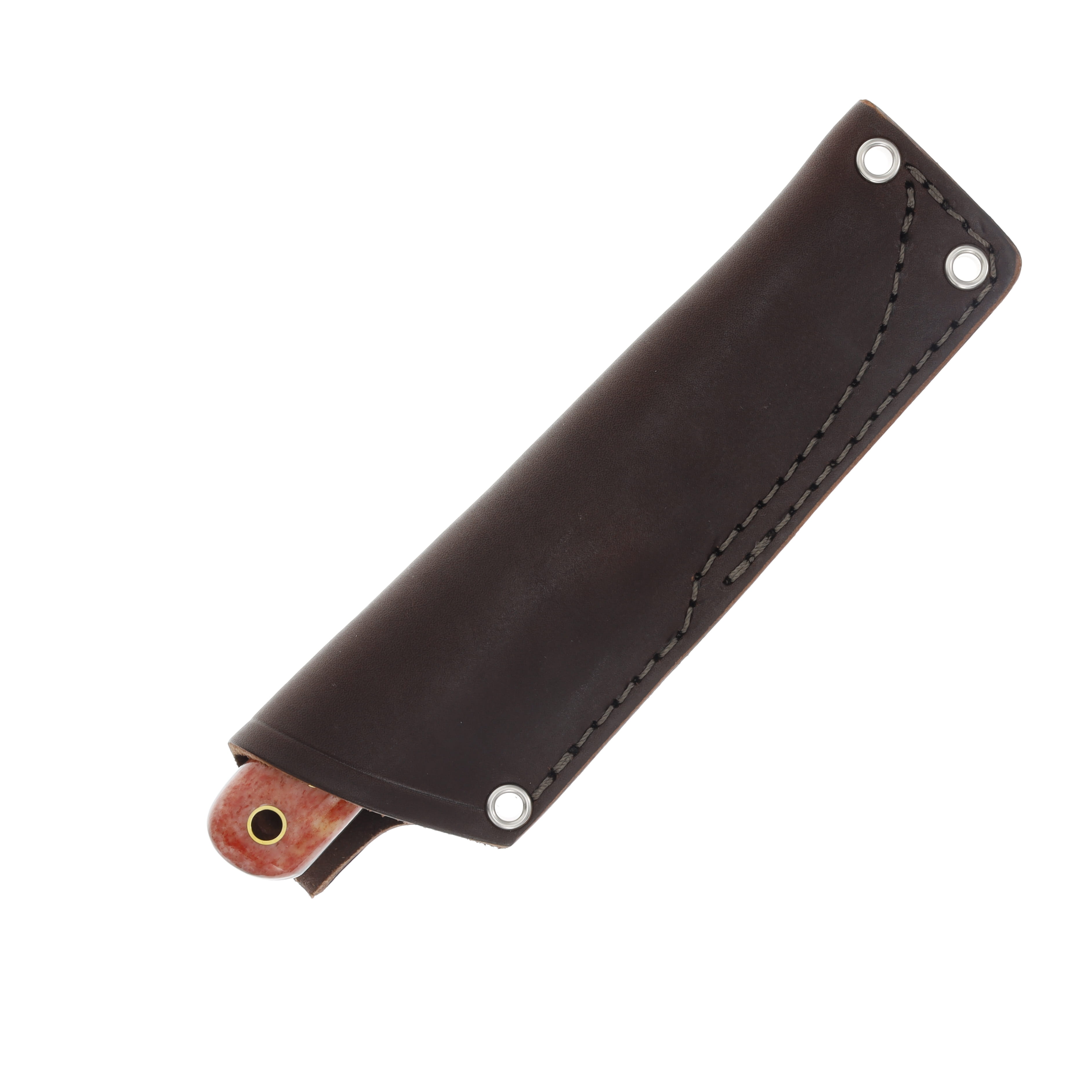 LT WRIGHT NEXT GEN FLAT GRIND MATTE FINISH A2 STEEL BLADE DYED RED BONE HANDLE WITH BLACK LINER LT040 View 3