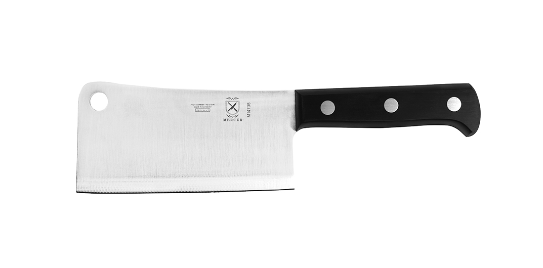 Mercer Sport BPX 6in Kitchen Cleaver Black Handle M14706 View 1