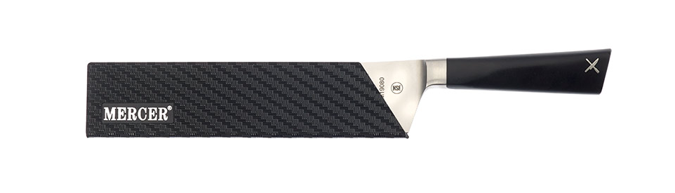 Mercer Sport Felt Lined Knife Guard 8in X 2in Black Geometric Pattern M33515P View 2