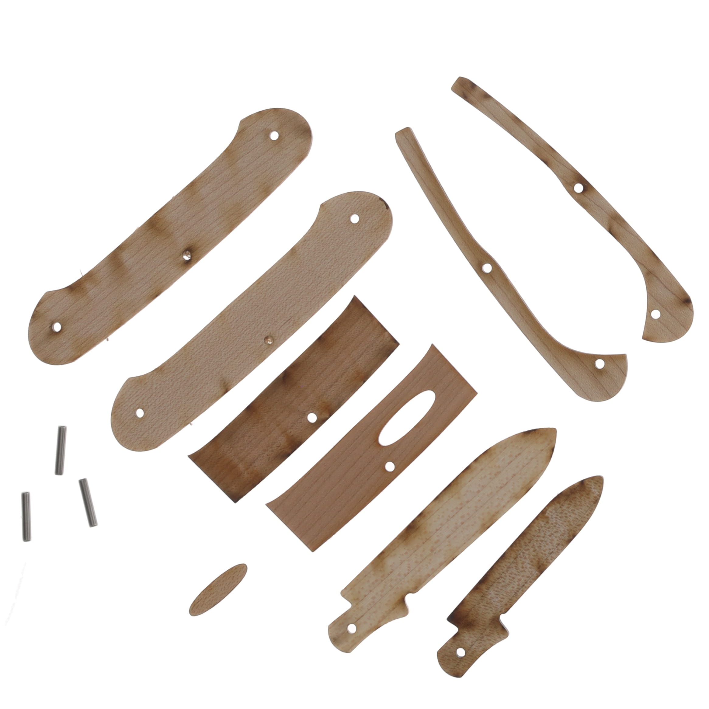 Case Cherry Hardwood Canoe Wood Knife Kit CA12131C View 3
