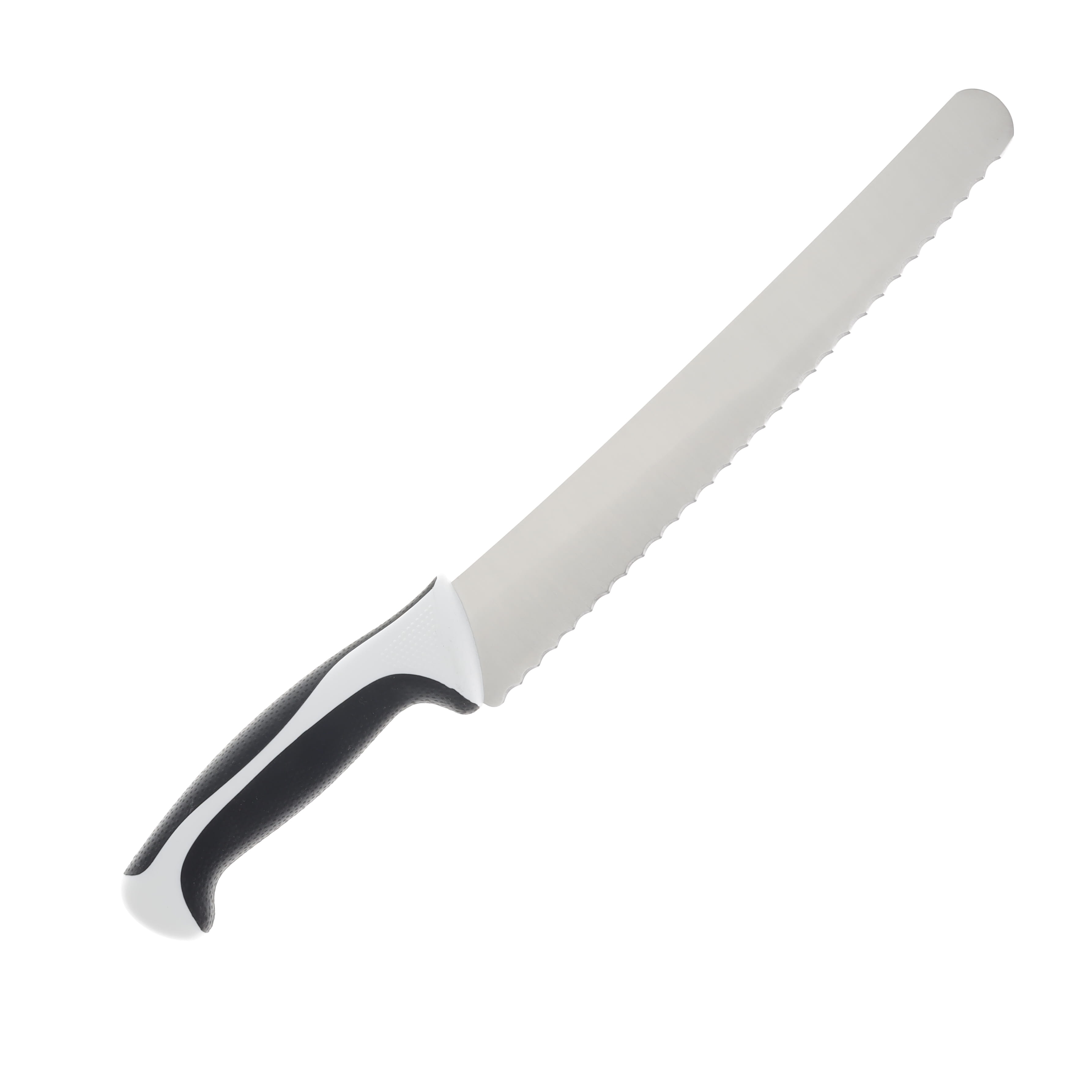 Mercer Sports Millennia Colors 10" Wide Bread Wavy Edge White & Black Handle M23210WBH View 2