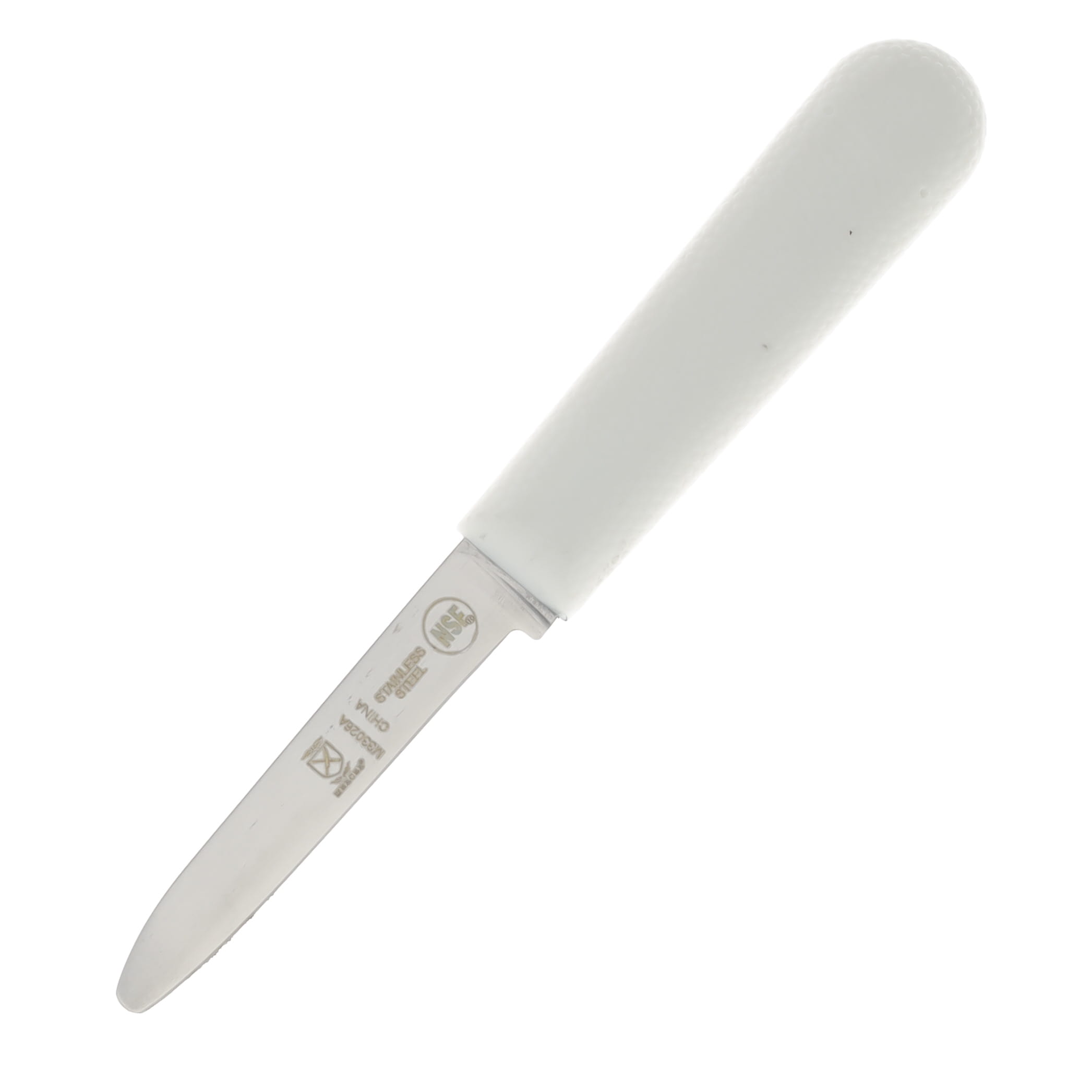 Mercer Sports 3.25in Clam Knife White Poly Handle M33026A View 1