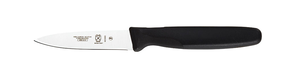 Mercer Sports Millennia Colors 3in Paring Knife Black Handle M23900BKB View 1
