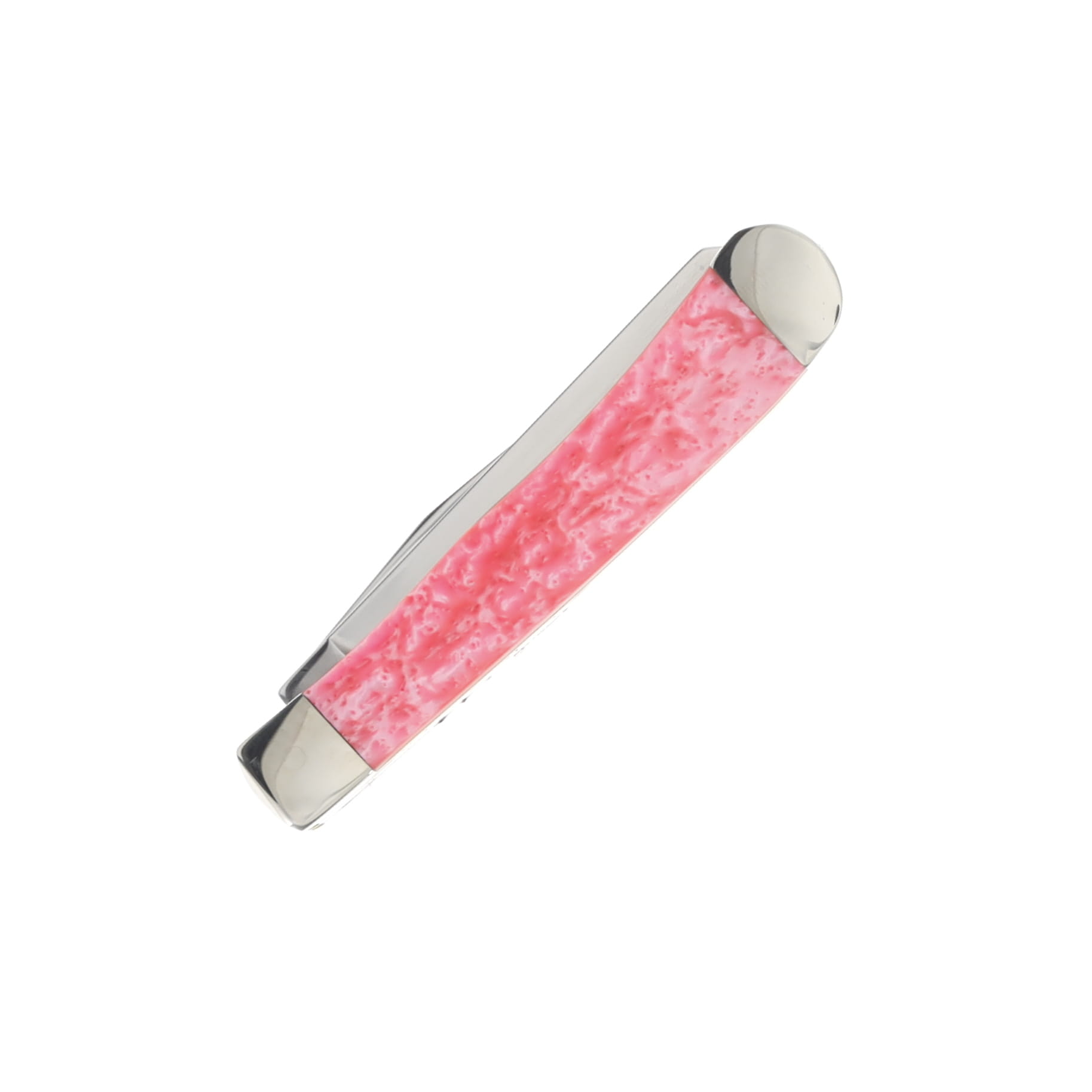 Case XX Pink Salmon Mica Pearl Corelon Trapper Folding Knife