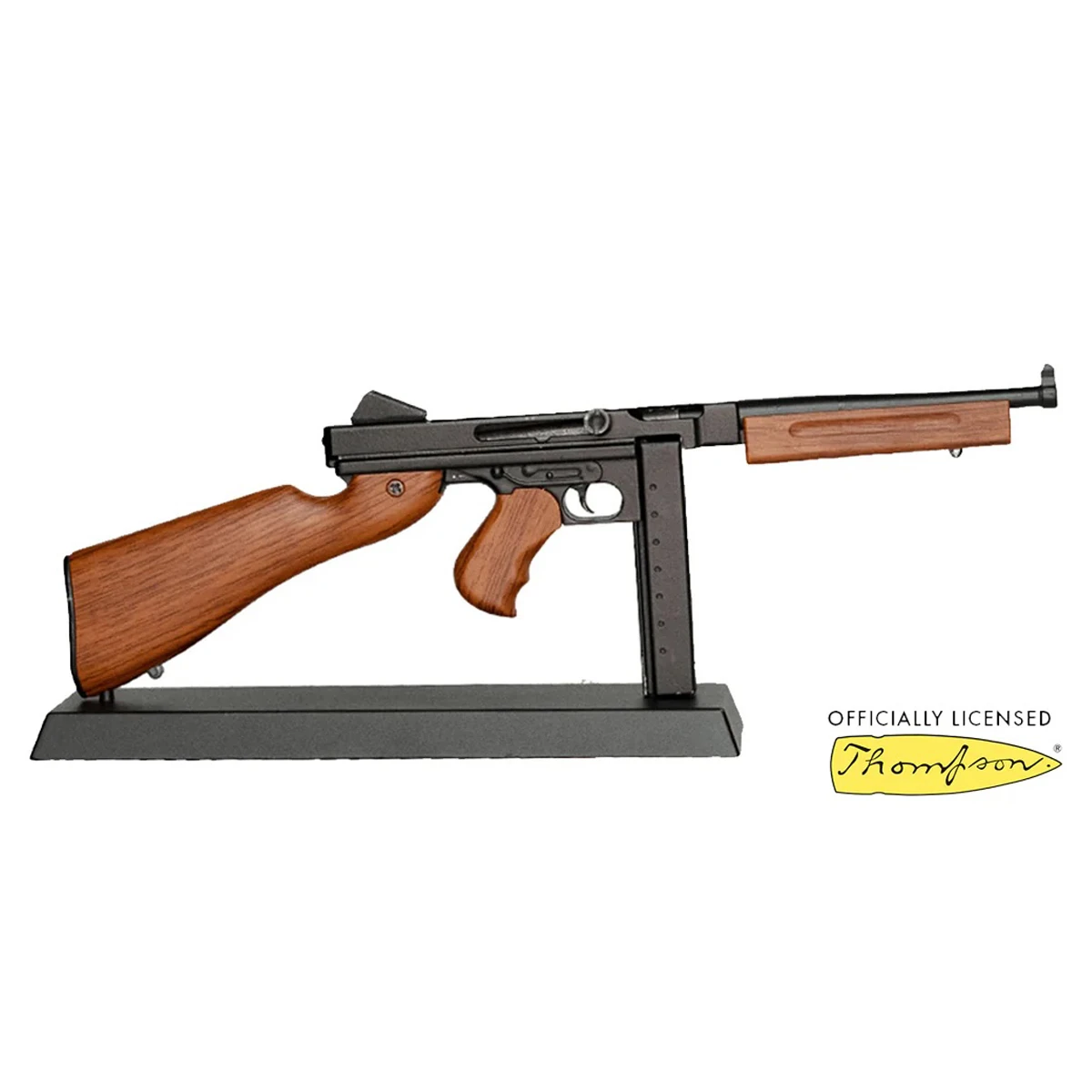 GoatGuns WW2 Thompson SMG – 1:3 Scale Die-Cast Model TMS-BLACK View 1