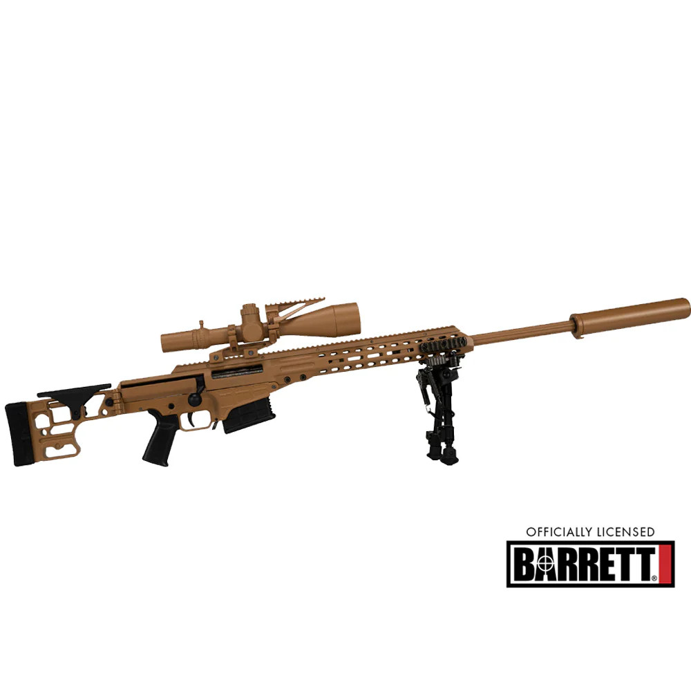 GoatGuns Barrett MK22 Tan Miniature – 1:4 Scale Die-Cast Model MK22-TAN View 1