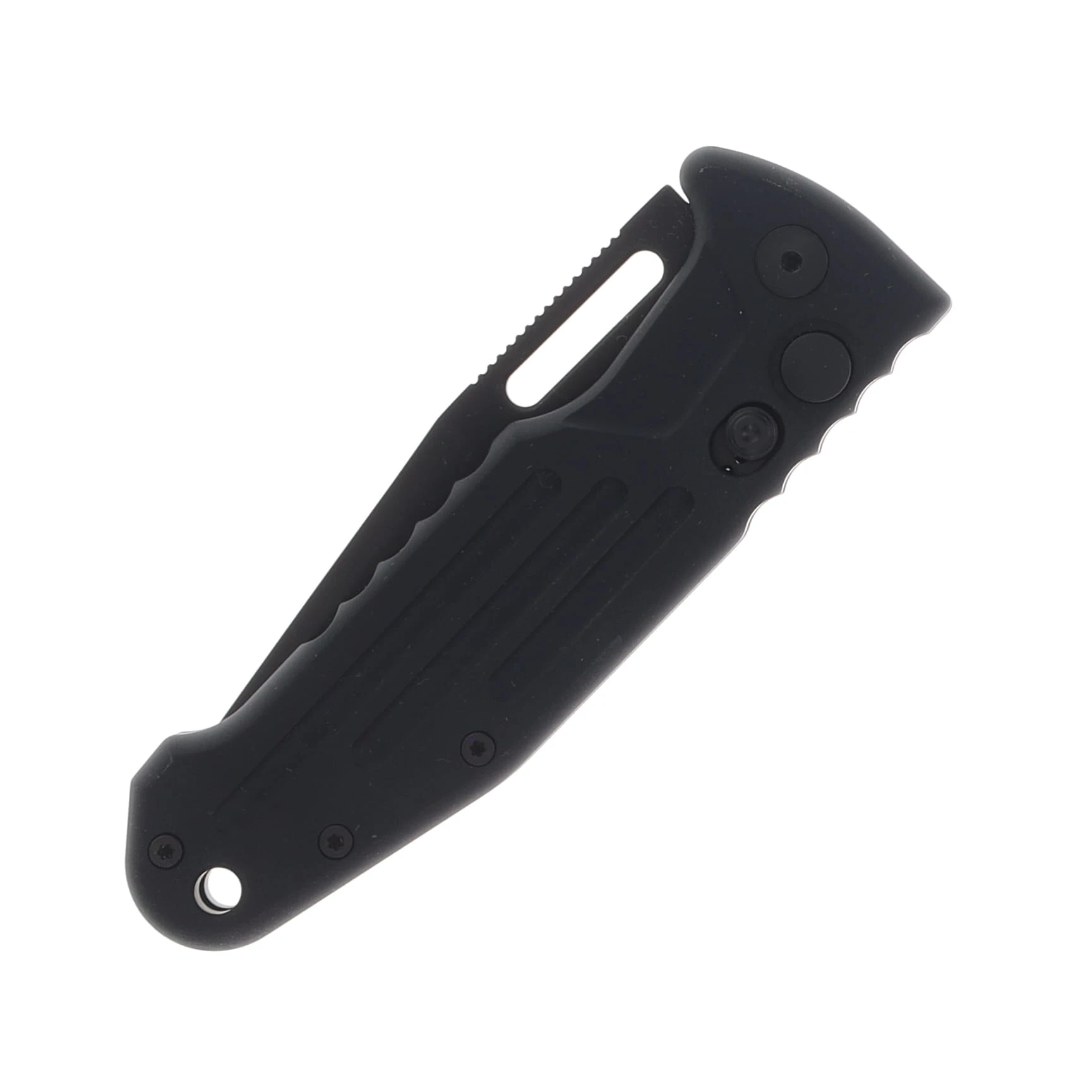Fox Knives New Smarty Automatic Knife Black N690 Clip Point/Black Aluminum FX-503ALB View 4