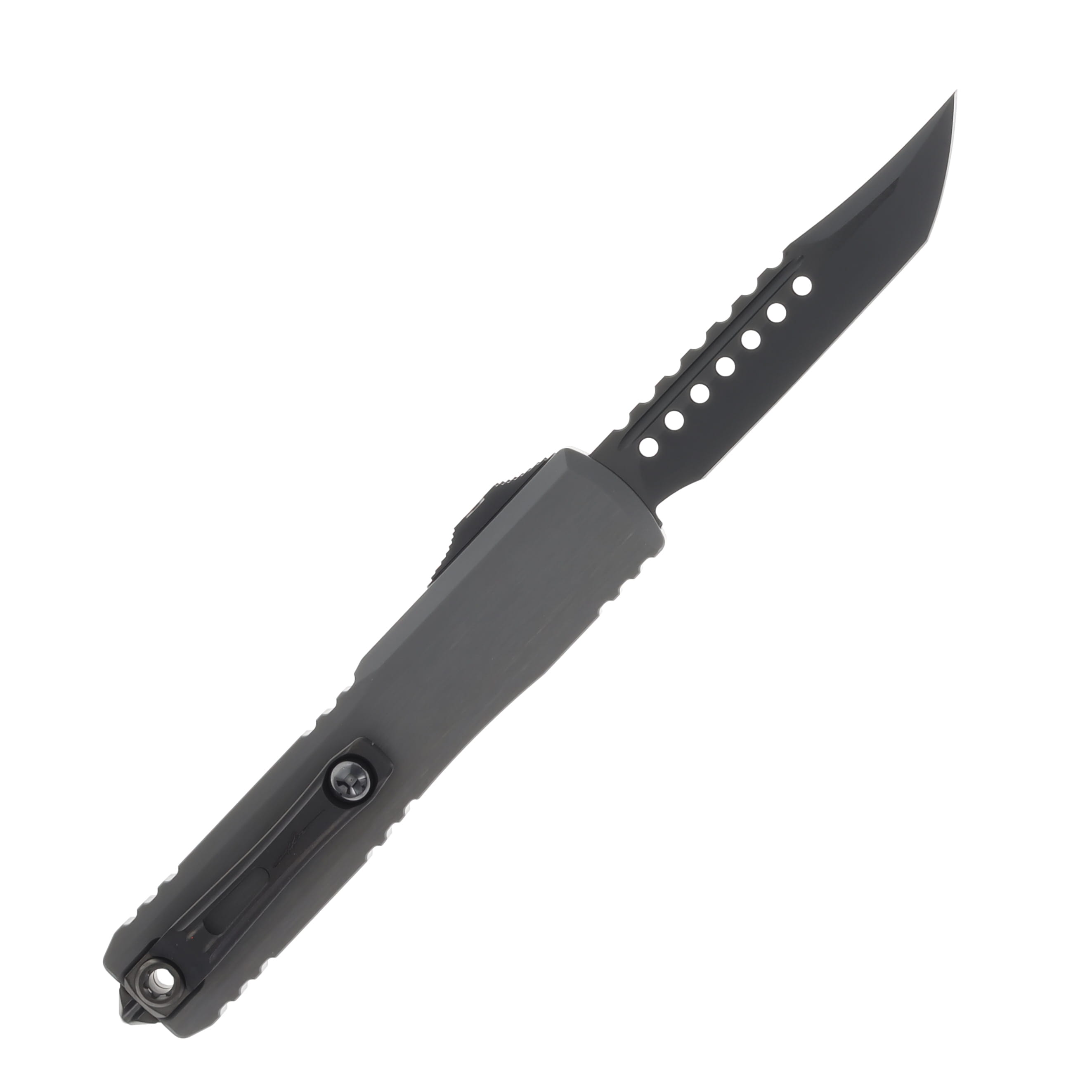 Microtech Ultratech Gen III ZBP Hellhound Standard DLC Natural Clear Signature Series AUMT11191DLCTNCS View 2