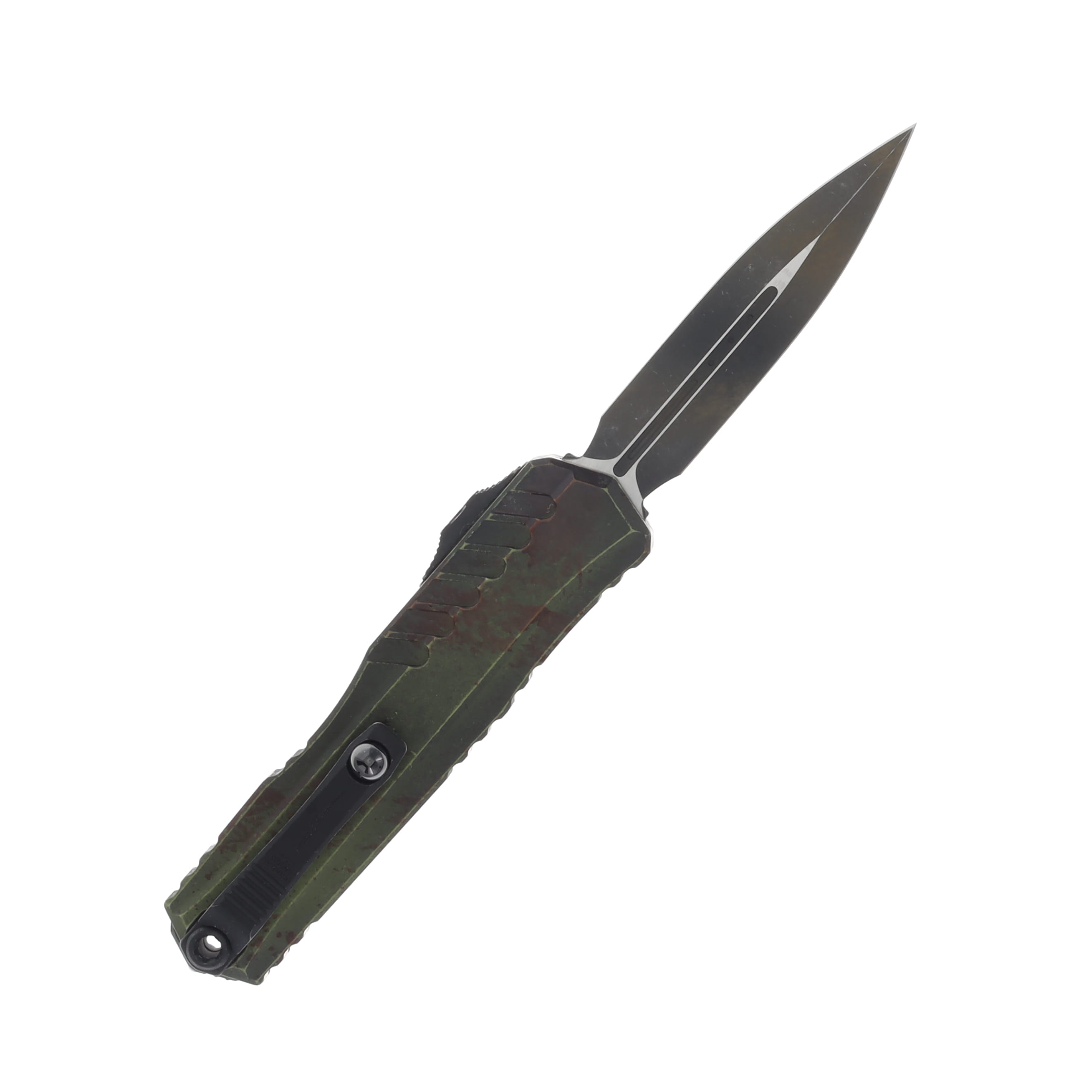 MICROTECH CYPHER II OTF AUTO SIGNATURE SERIES OUTBREAK STANDARD D-E M390MK DAGGER AUMT12421OBS View 2