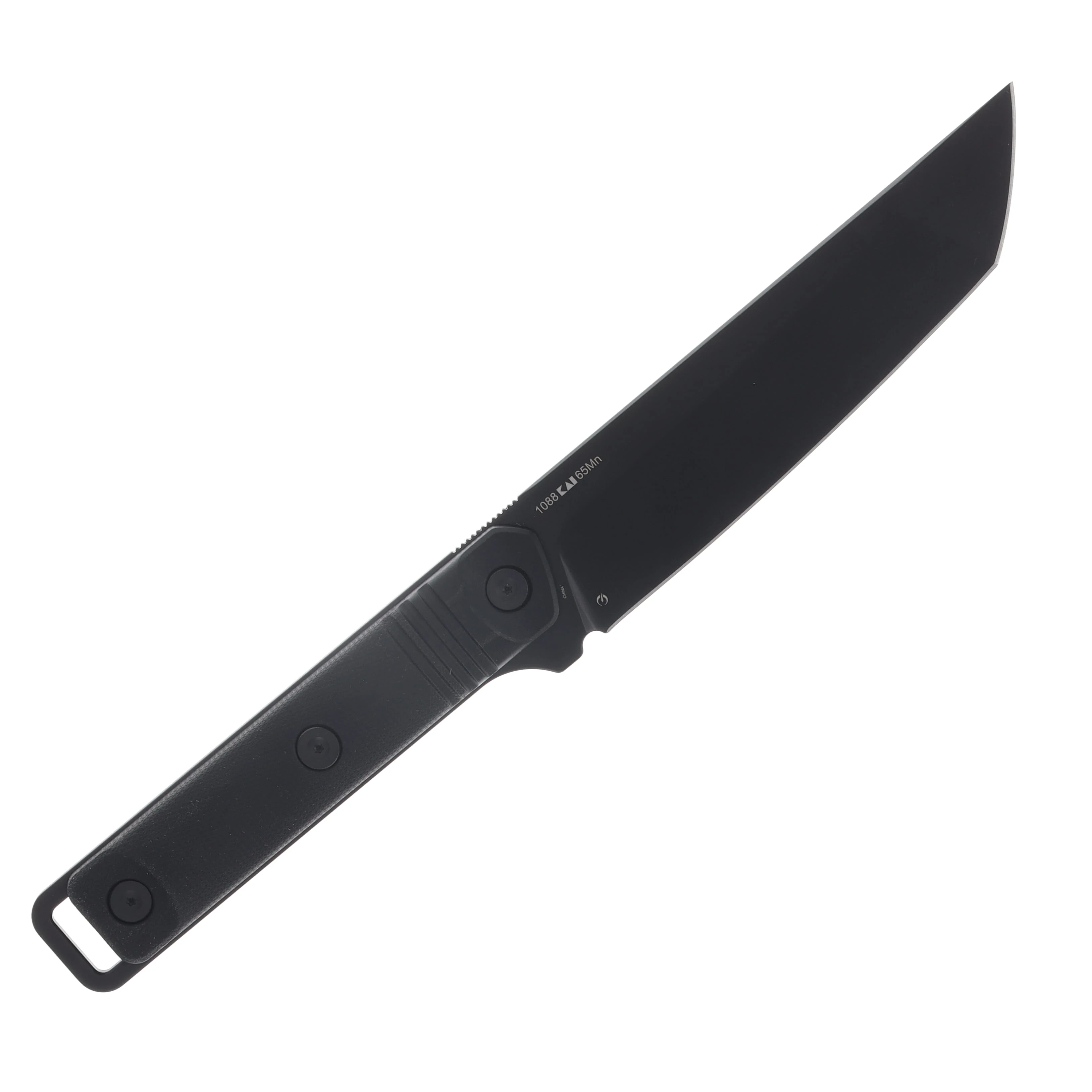 Kershaw Atreides Fixed Blade Knife 5.7 Inch Plain Black Powder Tanto KS1088 View 4