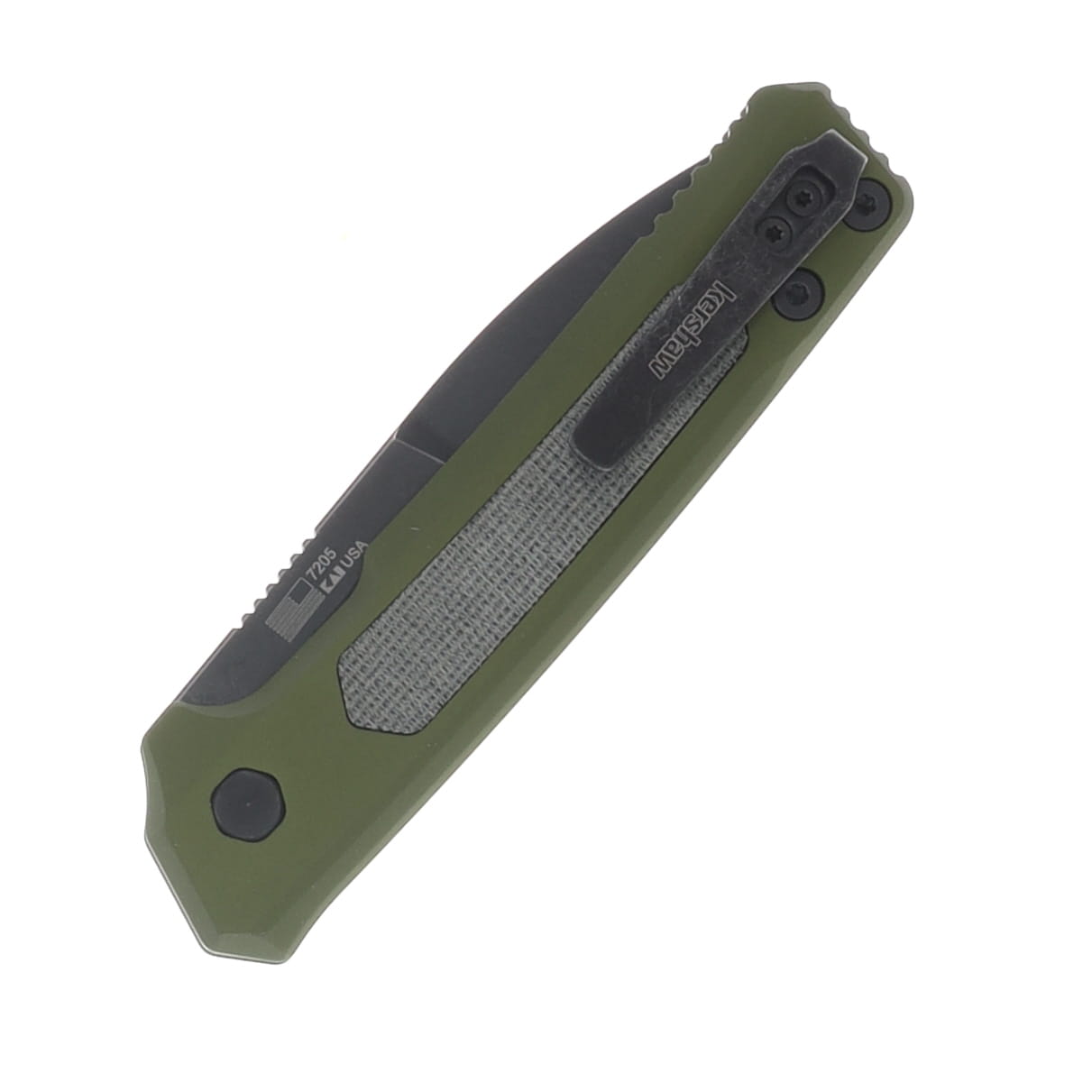 アウトオブ OUT OFKATANA カタナ MK SAGE 24-25 Kershaw Auto Launch 22 OD Green Anodized Black Canvas & Micarta