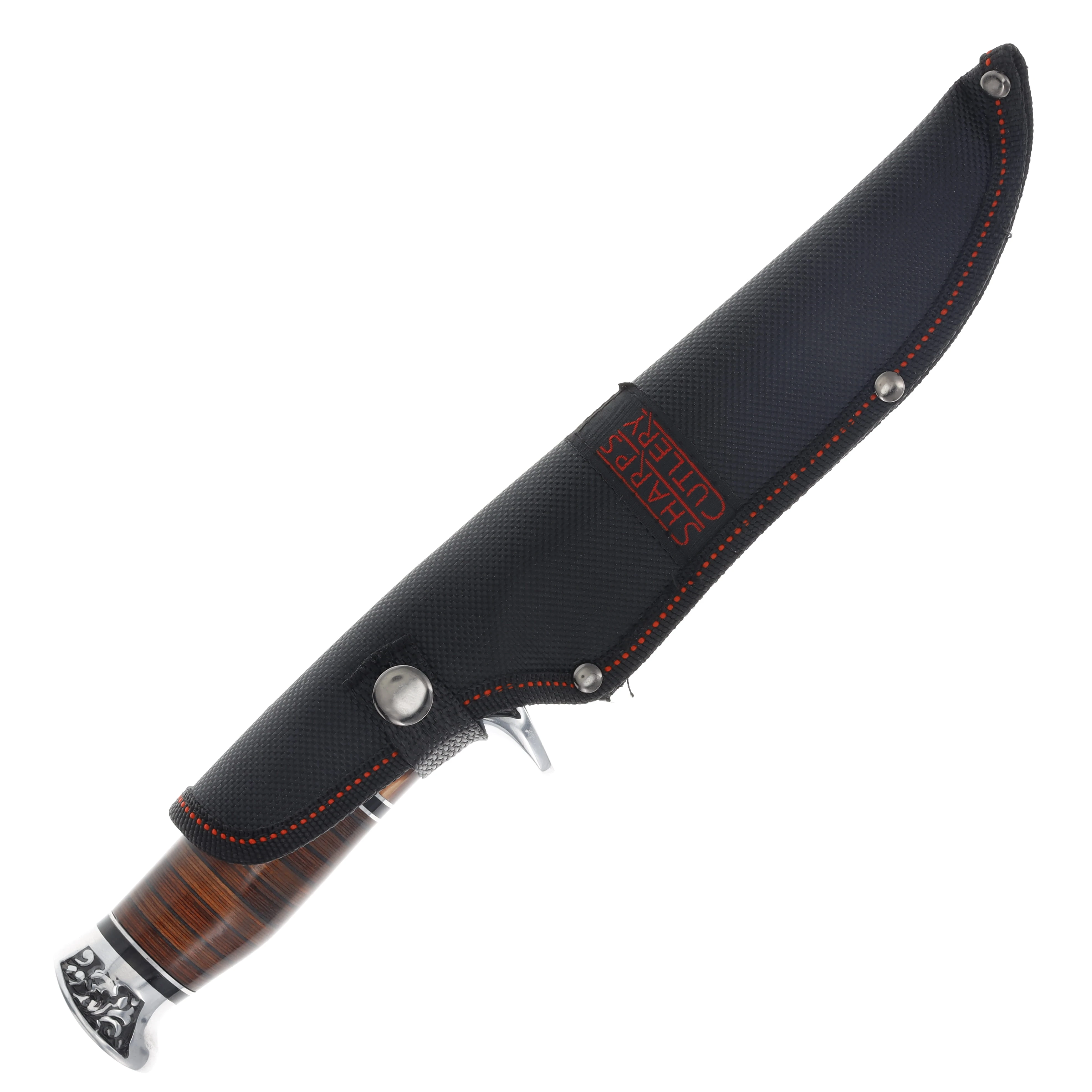 Frost/Hen & Rooster Black Friday Fixed Blade Dagger Wood-Resin Handle BF25SHP-2000 View 3