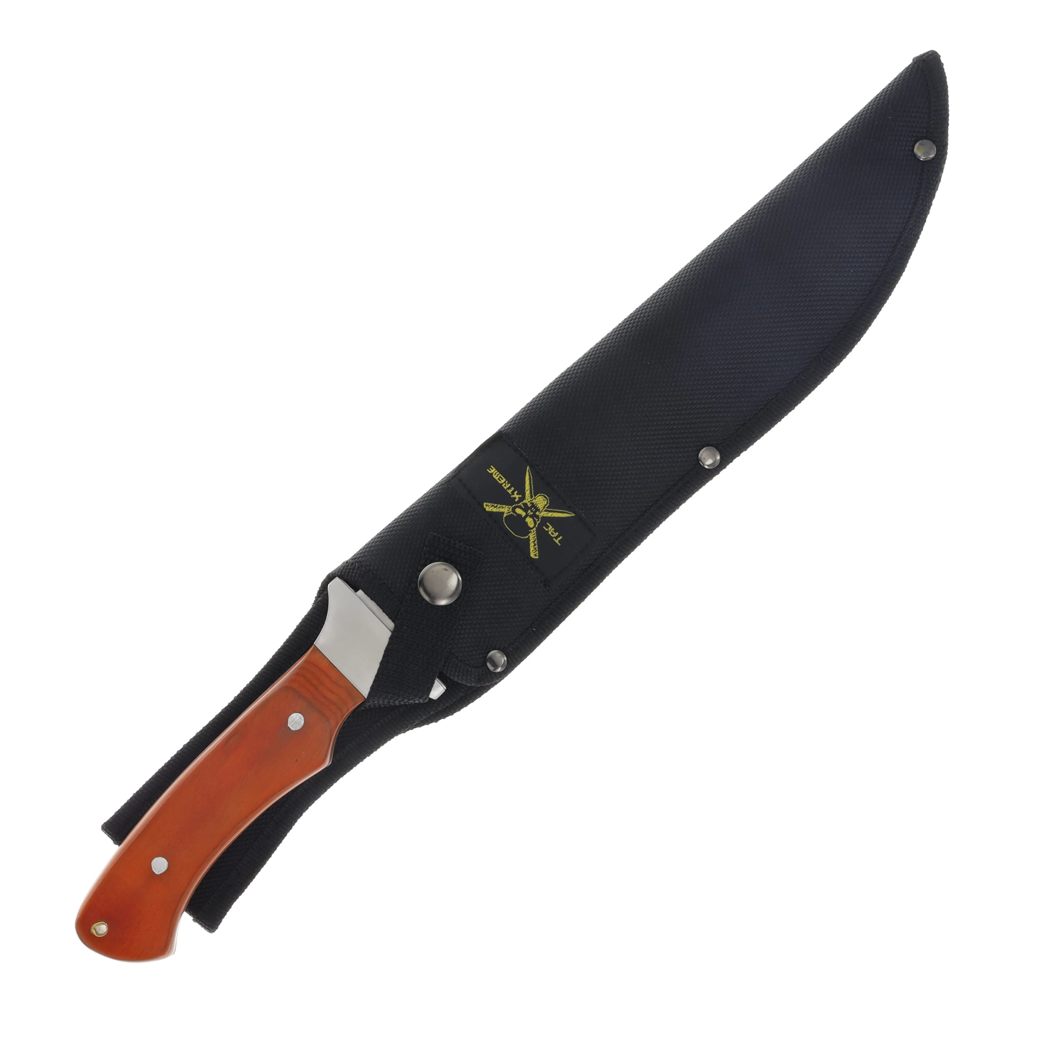 Frost/Hen & Rooster Black Friday Bowie Fixed Blade Orange Pakkawood Handle BF25TDH245-155 View 3