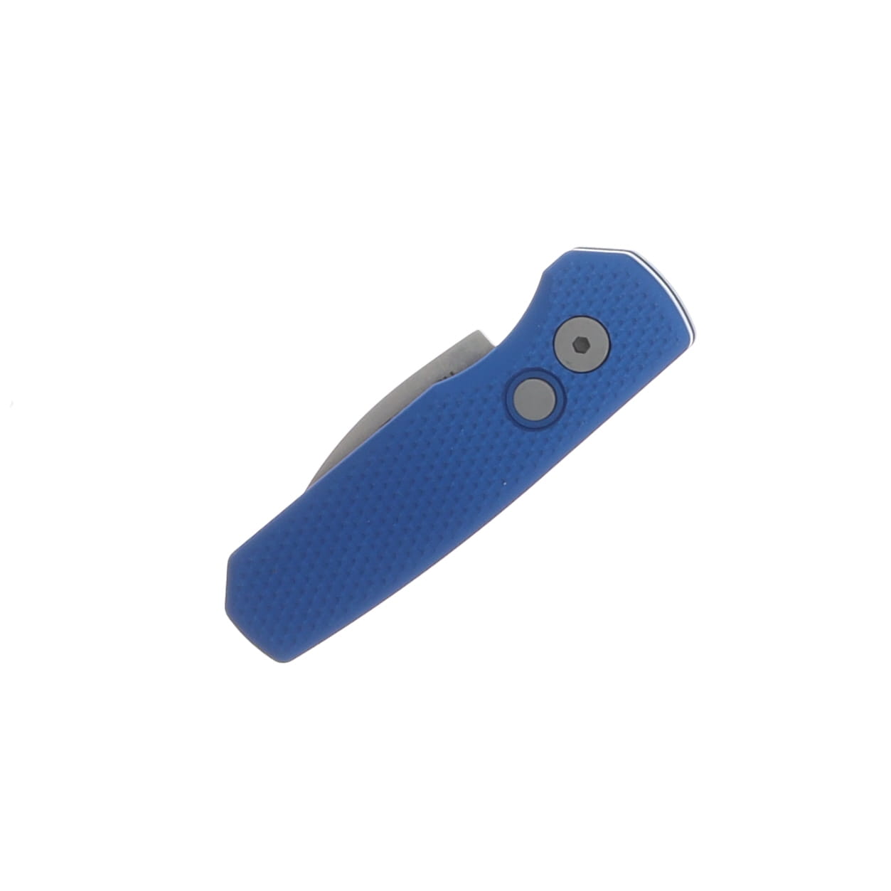 Pro Tech Runt 5 OTS Auto Textured Blue Handle Stonewash Magnacut Wharncliffe Blade AUPTR5305-BLUE View 4