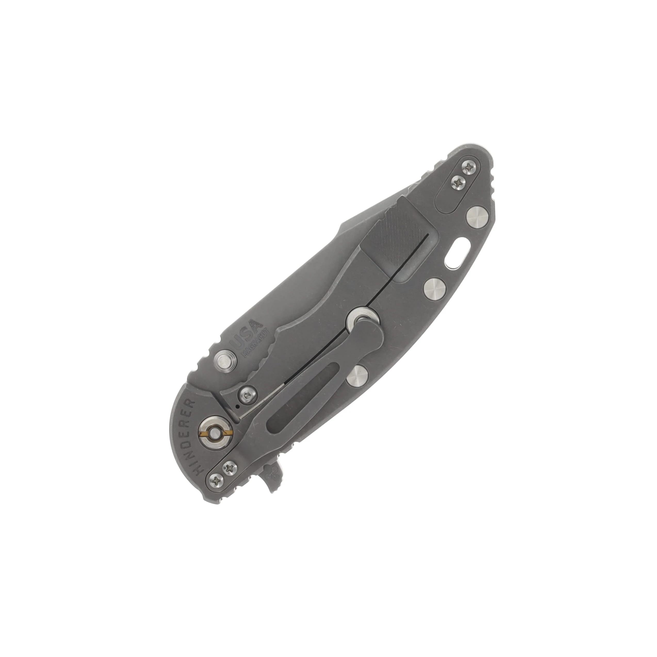 Hinderer XM-18 Translucent Green 3.5in Plain Working Harpoon Spanto KXM35HSTWWFTG View 4