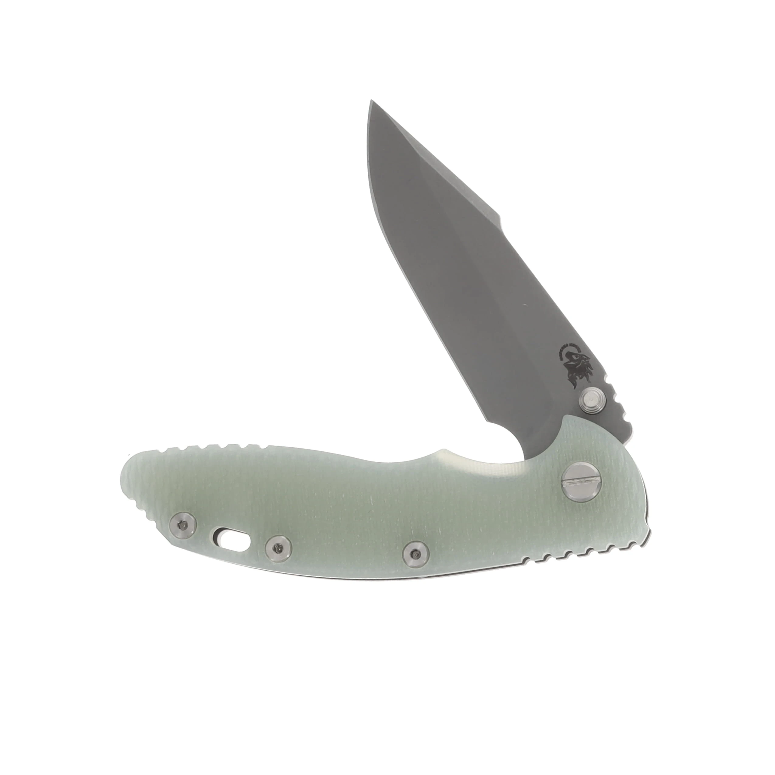 Hinderer XM-18 Translucent Green 3.5in Plain Working Harpoon Spanto KXM35HSTWWFTG View 3
