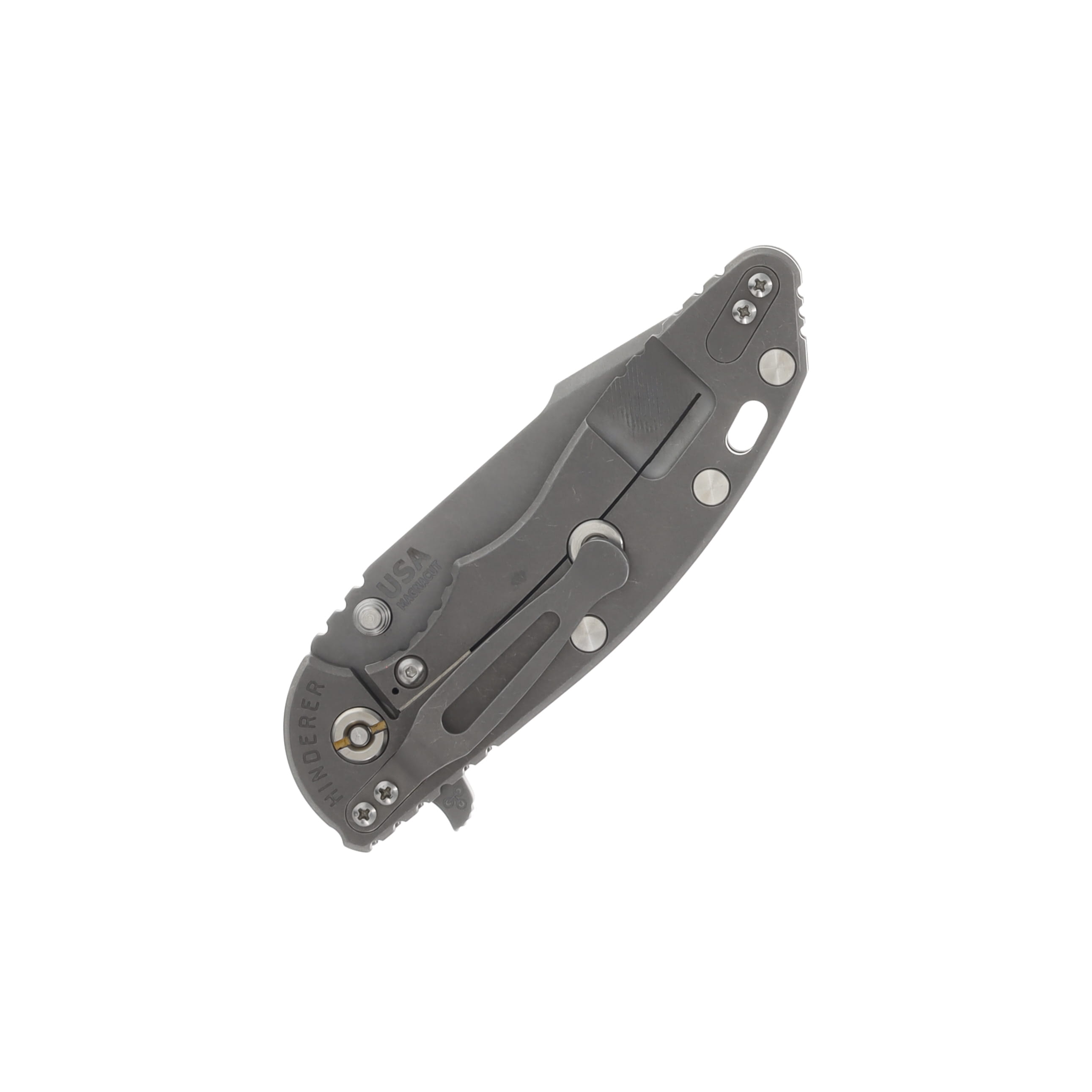 Hinderer XM-18 Folding Knife 3.5in Plain Working Finish Harpoon Spanto KXM35HSTWWFBK View 4