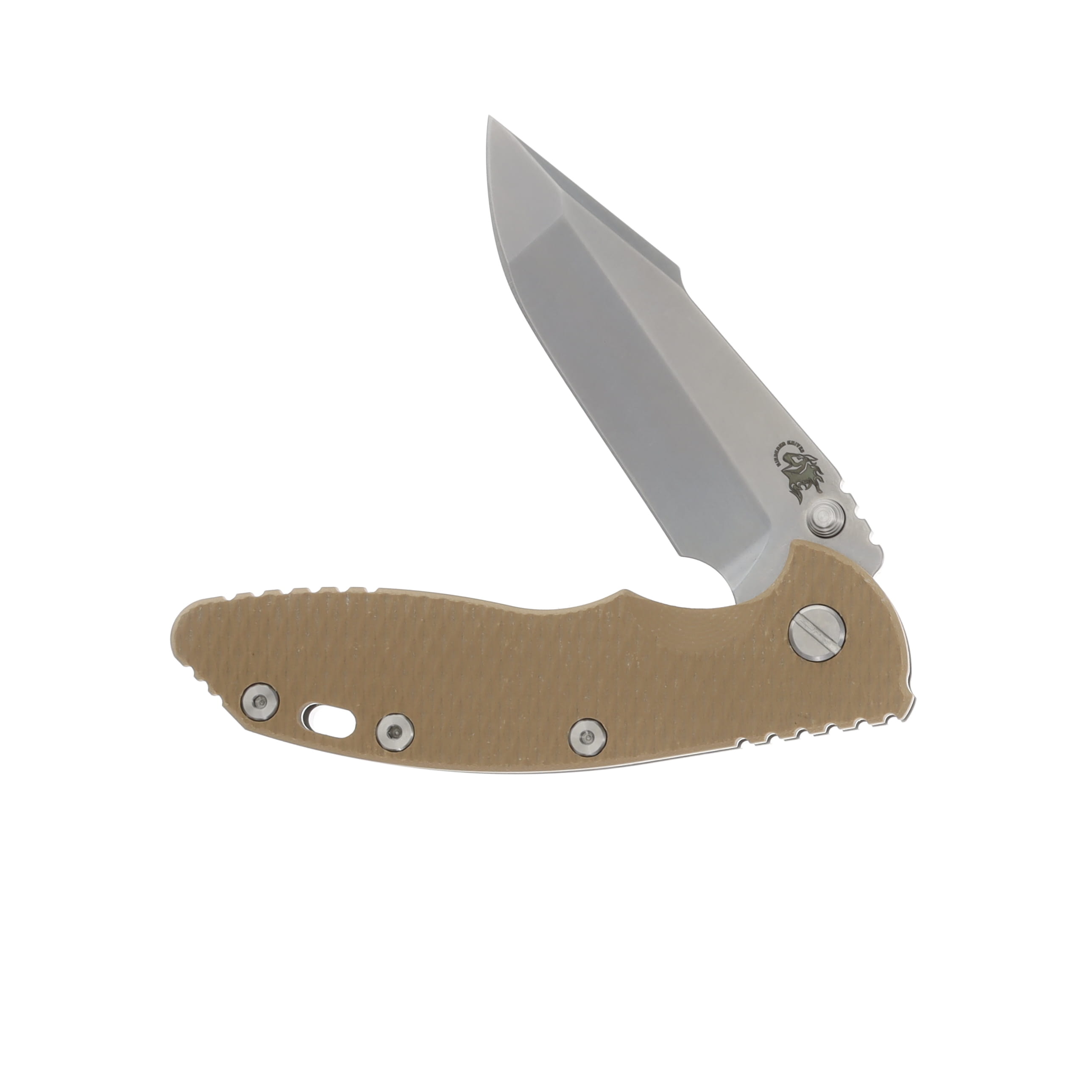Hinderer XM-18 Coyote 3.5 Inch Plain Stonewash Harpoon Spanto KXM35HSTWSWCY View 3