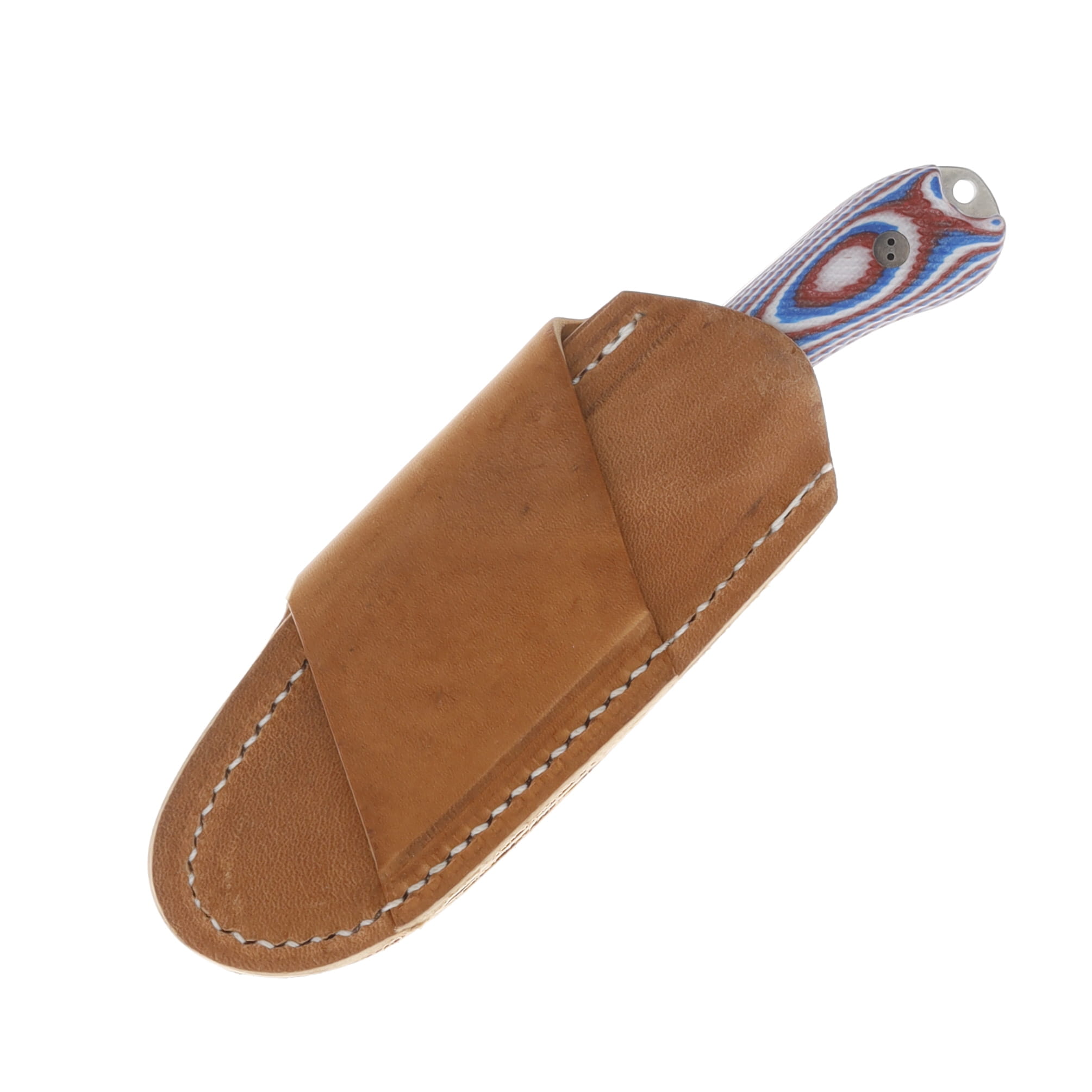 Bradford Guardian 3 Fixed Blade Knife 3D Red/White/Blue G-10 with Stonewash Magnacut False Edge BRAD3480 View 3