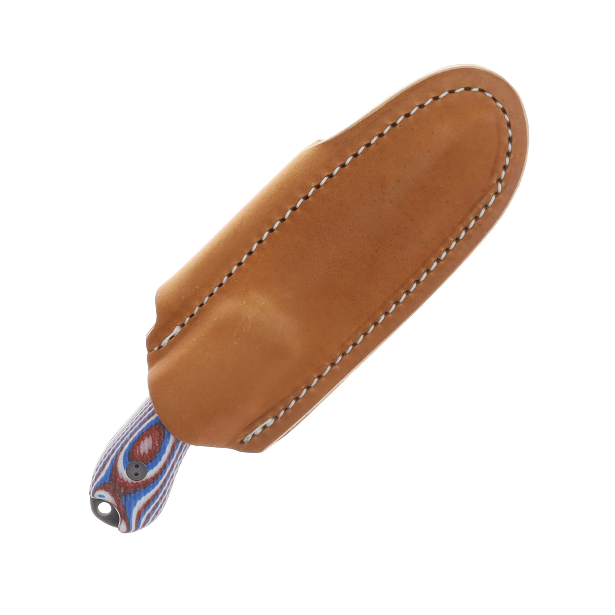 Bradford Guardian 3 Fixed Blade Knife 3D Red/White/Blue G-10 with Nimbus Finish Magnacut False Edge BRAD3484 View 3