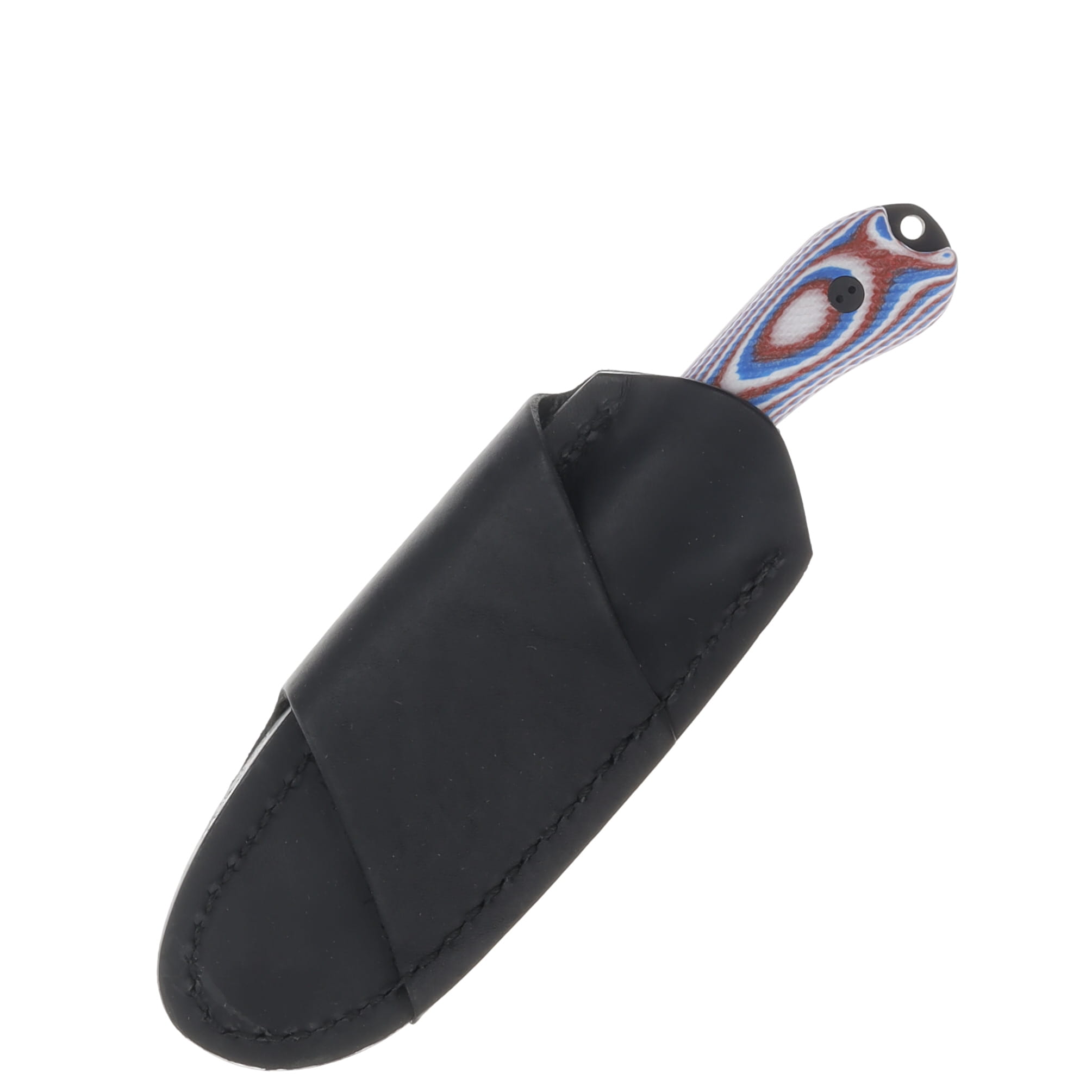 Bradford Guardian 3 Fixed Blade Knife 3D Red/White/Blue G-10 with DLC Magnacut Sheepsfoot Grind BRAD3482 View 3