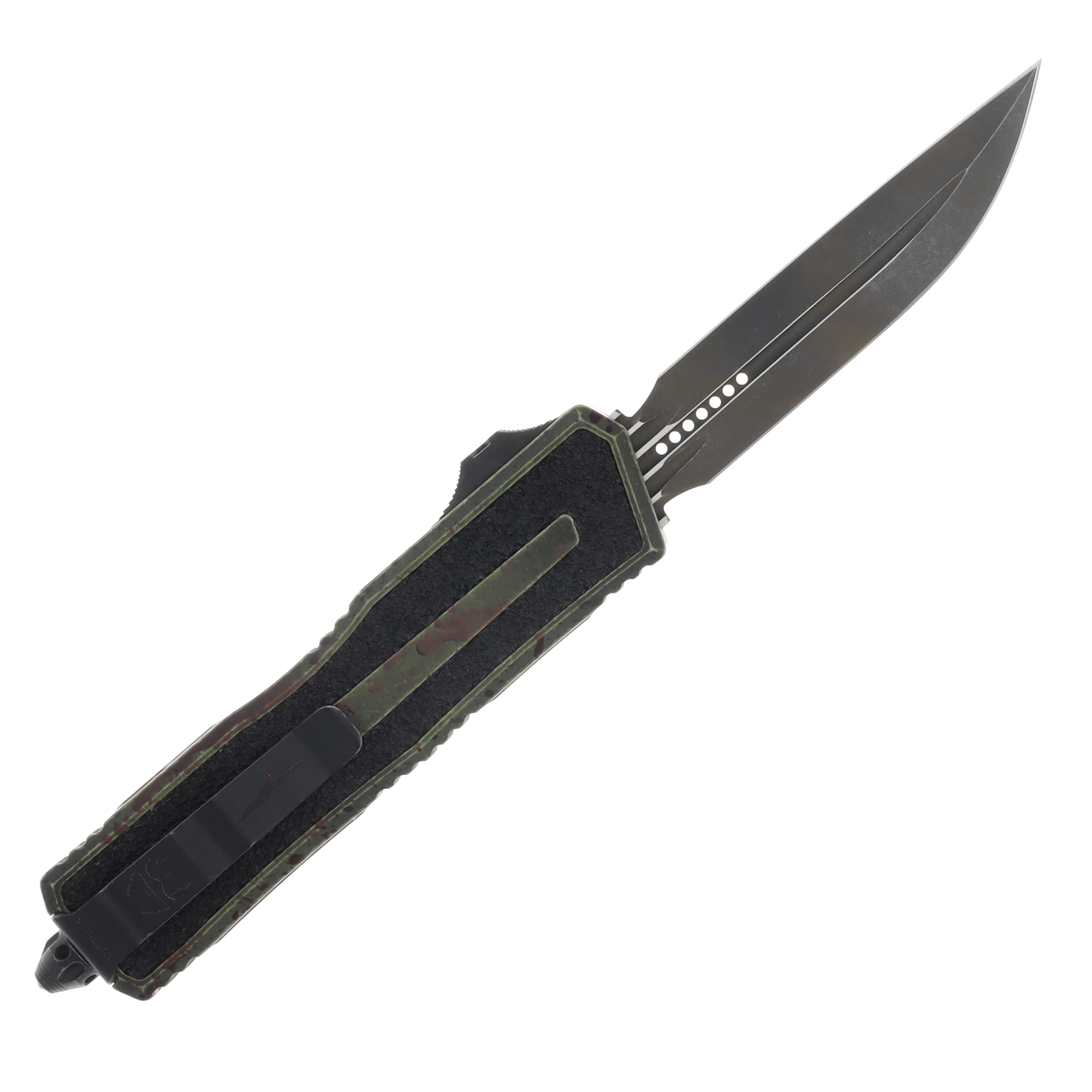 Microtech Scarab II D/E -S GEN III OTF Auto Standard Outbreak Signature Series AUMT11801OBS View 2