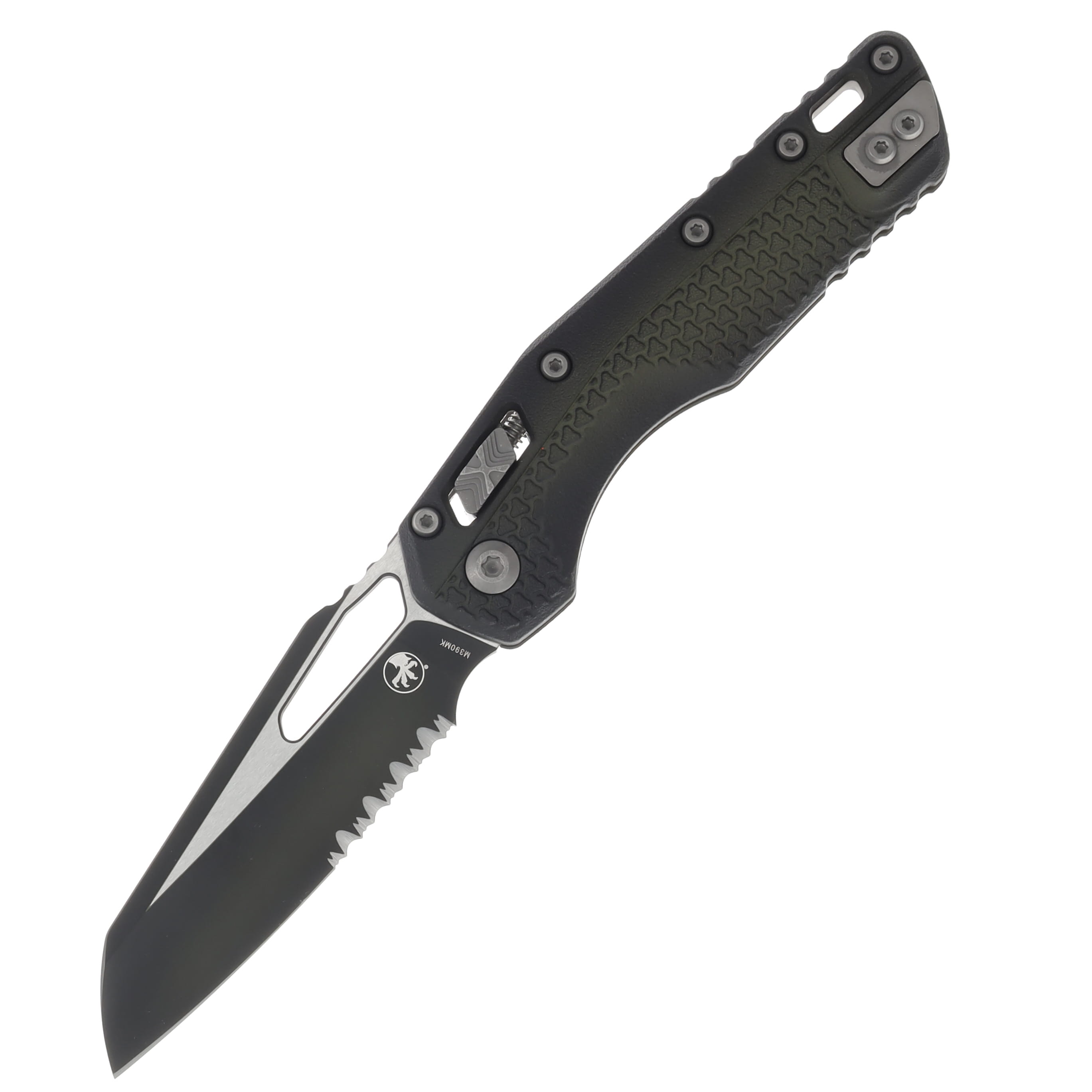 Microtech MSI Folding Knife S/E Part Serrate Polymer Faded Bazooka MT210T2PMFBO View 1