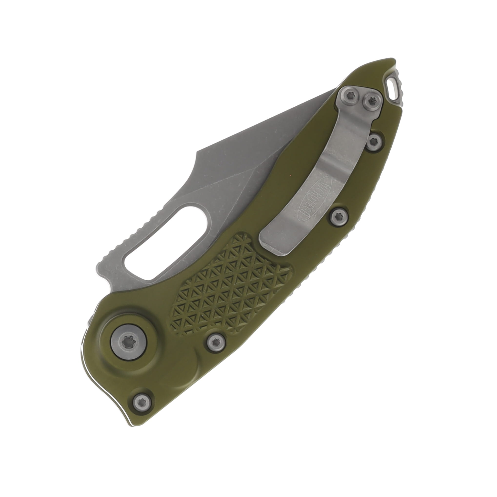 Microtech Stitch Automatic Knife Apocalyptic Standard/OD Green AUMT16910APOD View 3