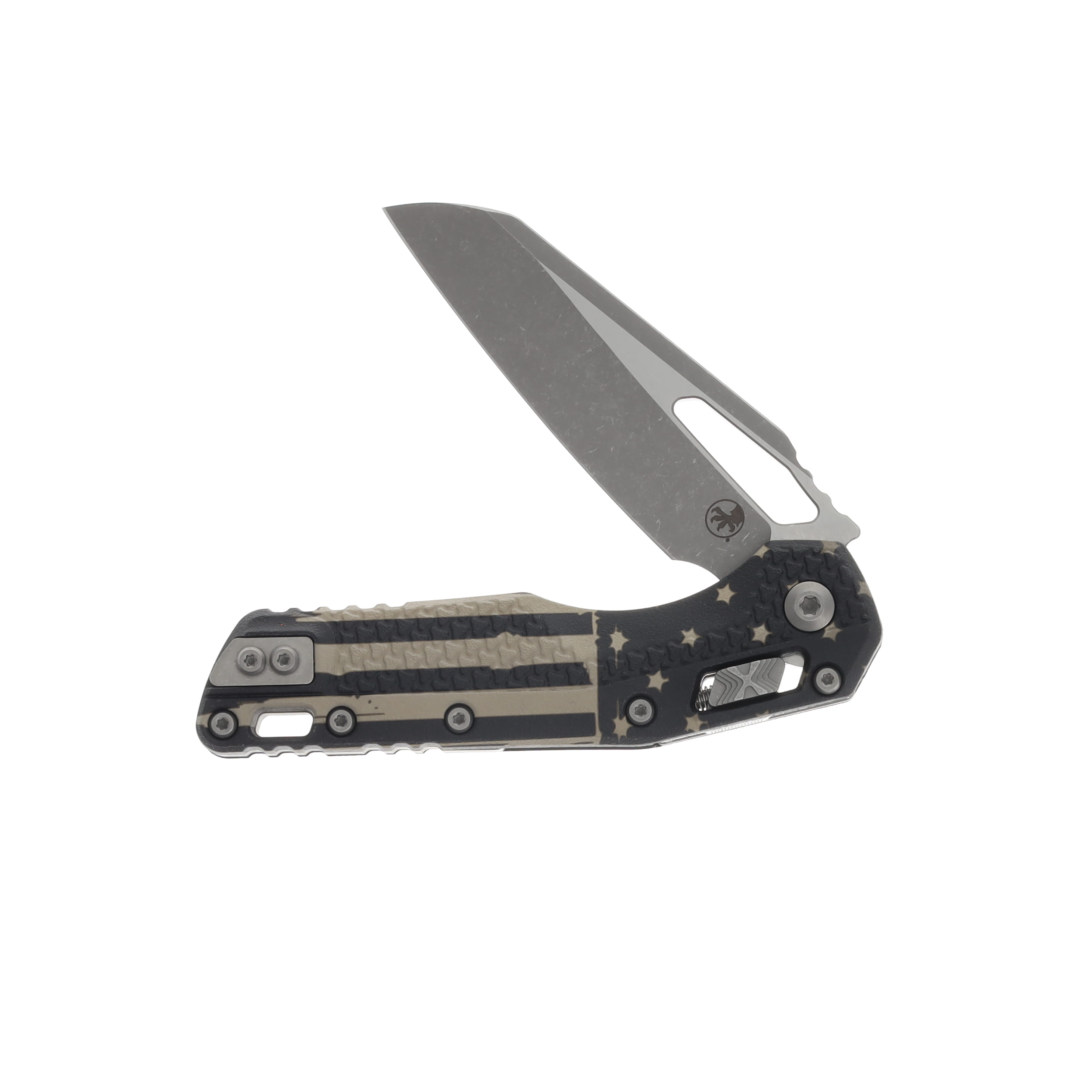 Microtech MSI Folding Knife S/E Apocalyptic Standard Tri-Grip Polymer Flag MT210T10APPMFLAG View 3