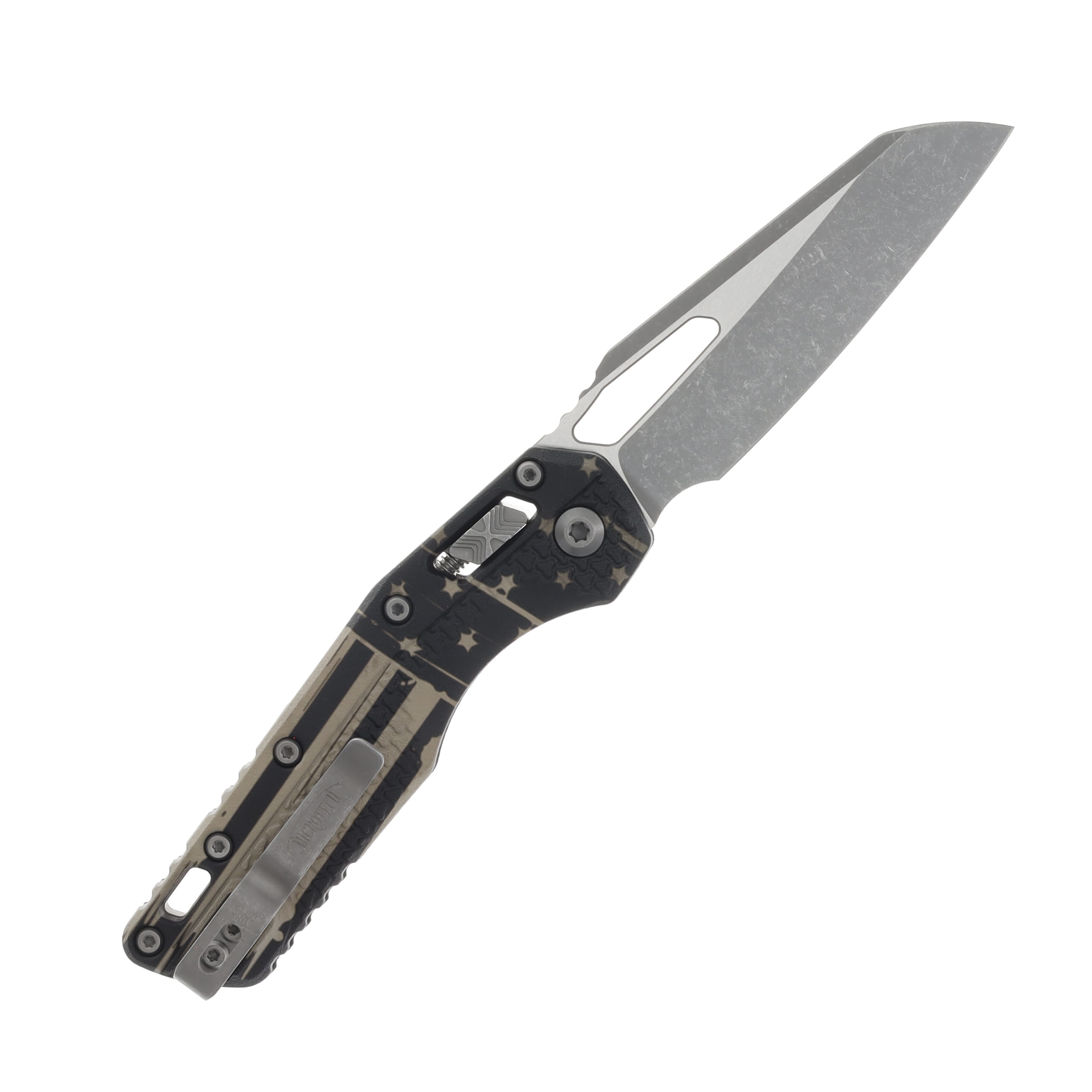 Microtech MSI Folding Knife S/E Apocalyptic Standard Tri-Grip Polymer Flag MT210T10APPMFLAG View 2