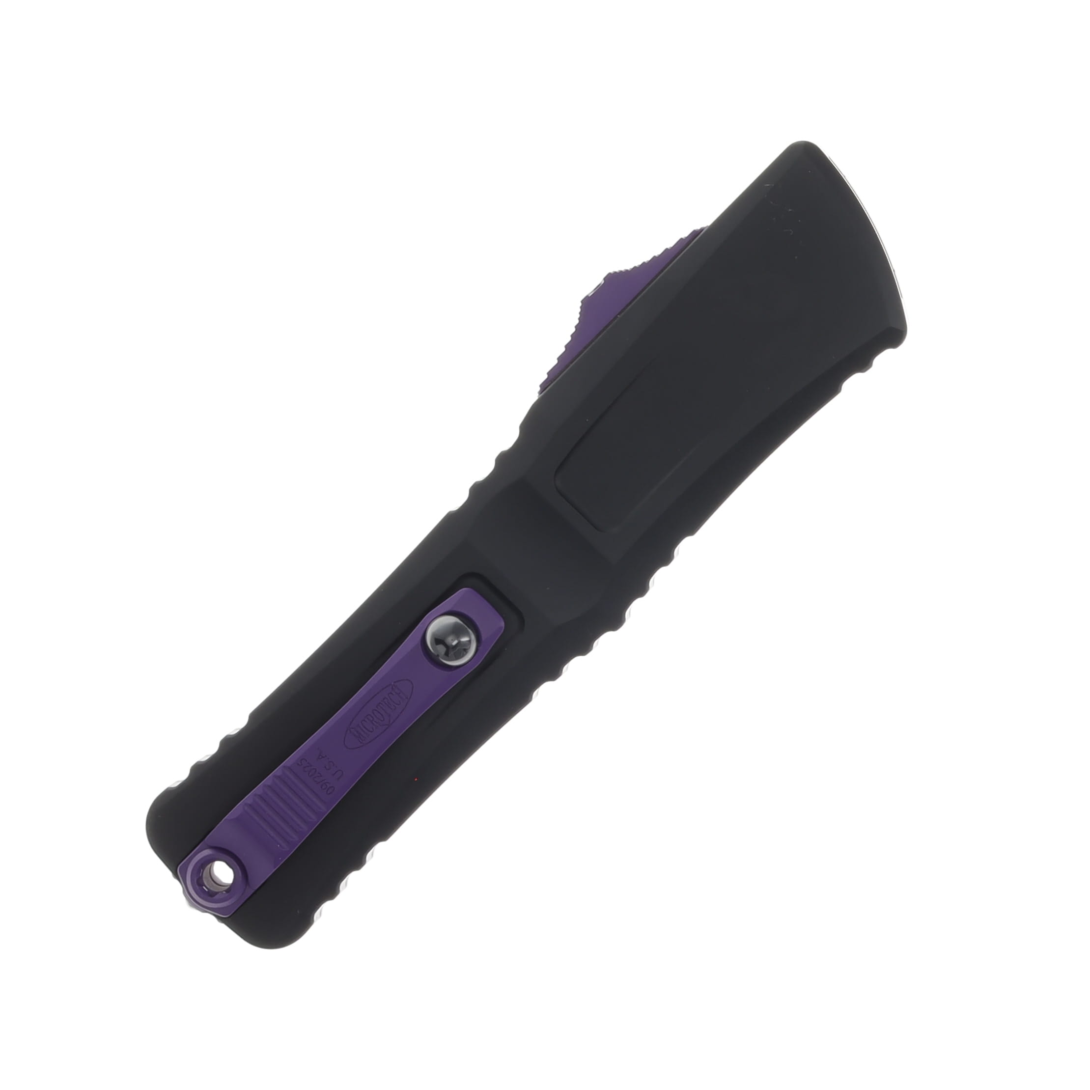 Microtech Combat Troodon T/E GEN III OTF Auto Black Handle Standard Purple Blade AUMT11441PUSK View 3