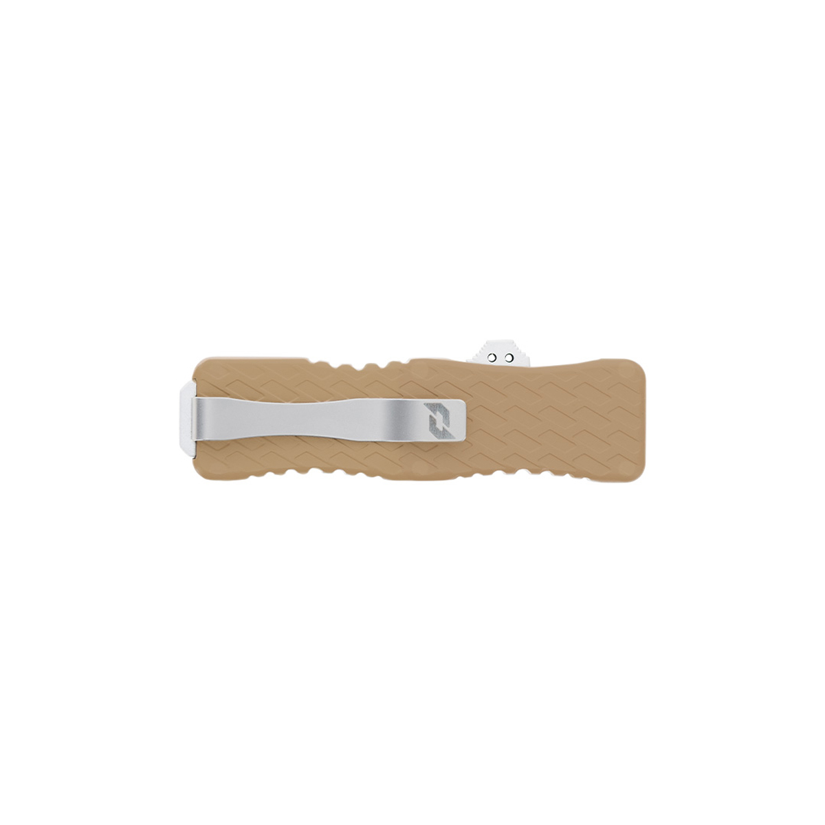 Schrade Uproar D/A OTF Automatic FDE Textured Aluminum 3in Plain Satin Bayonet 1237361 View 2