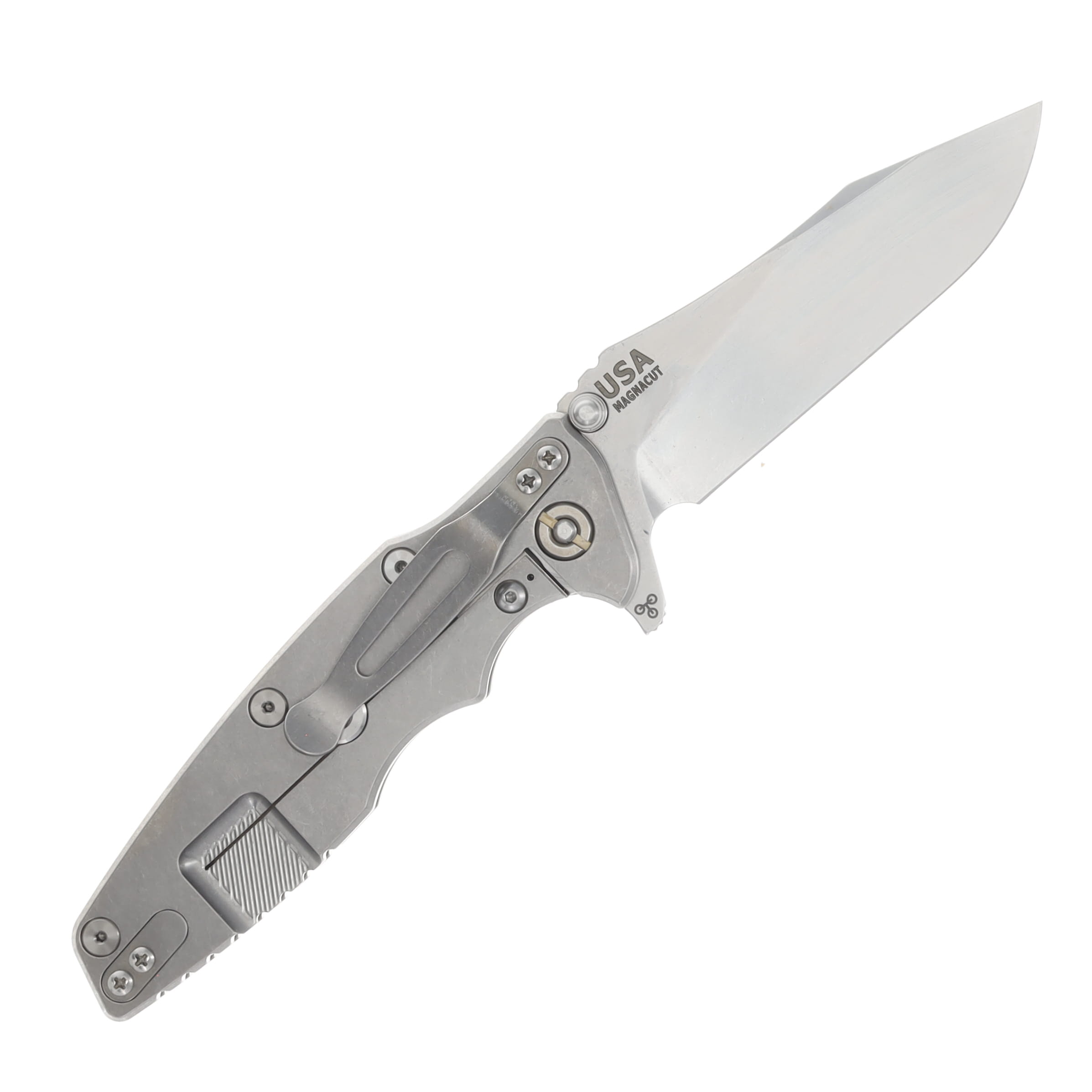 Hinderer Eklipse Translucent Green – Stonewash 3.5in Plain Stonewash Skinny Slicer KEK35SKSLHOTWSWTG View 2