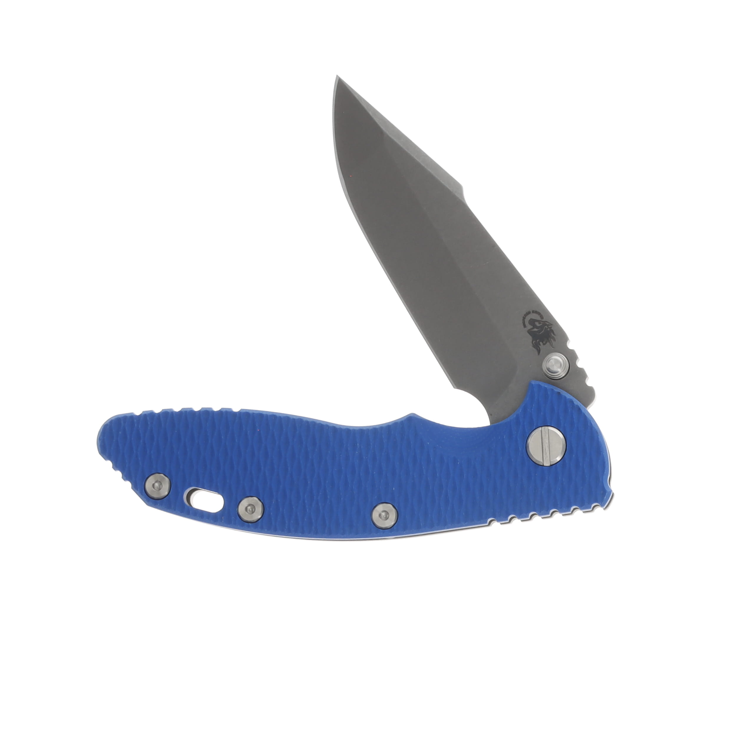 Hinderer XM-18 Blue - Working 3.5in Plain Working Skinny Harpoon Spanto KXM35SKHSTWWFBL View 3
