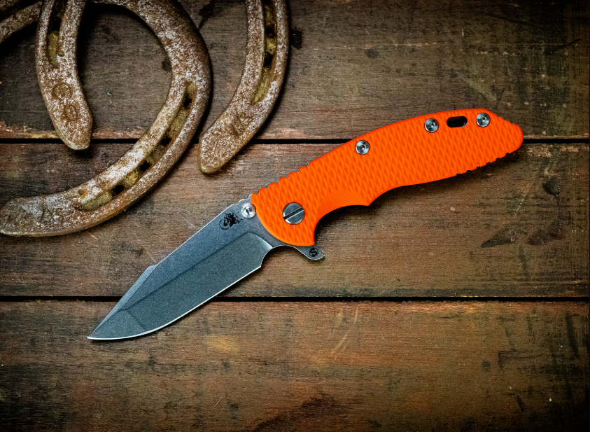 Hinderer XM-18 Orange - Working 3.5in Plain Working Skinny Harpoon Spanto KXM35SKHSTWWFOR View 5