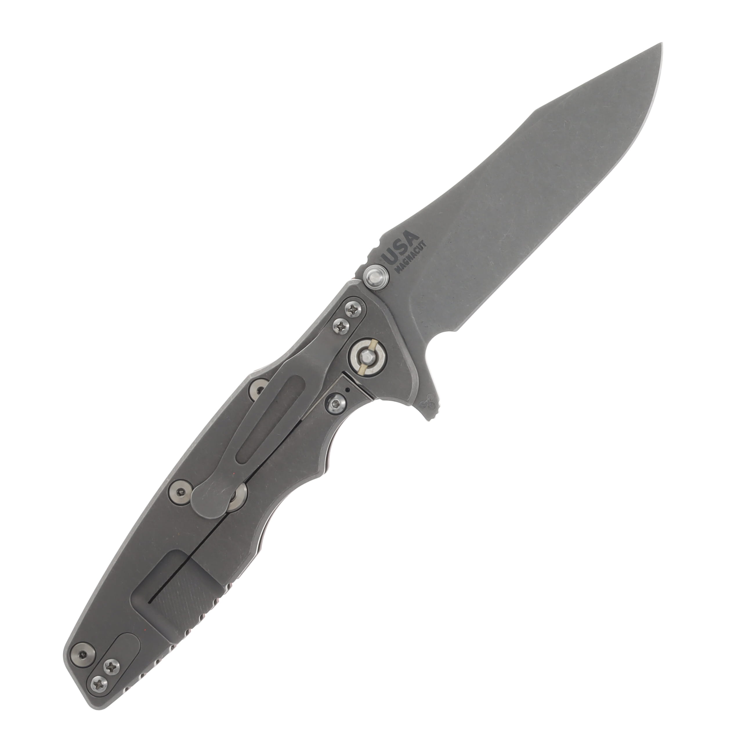Hinderer Eklipse Red - Working Finish 3.5in Plain Working Skinny Slicer KEKSKSLHOTWWFRD View 2