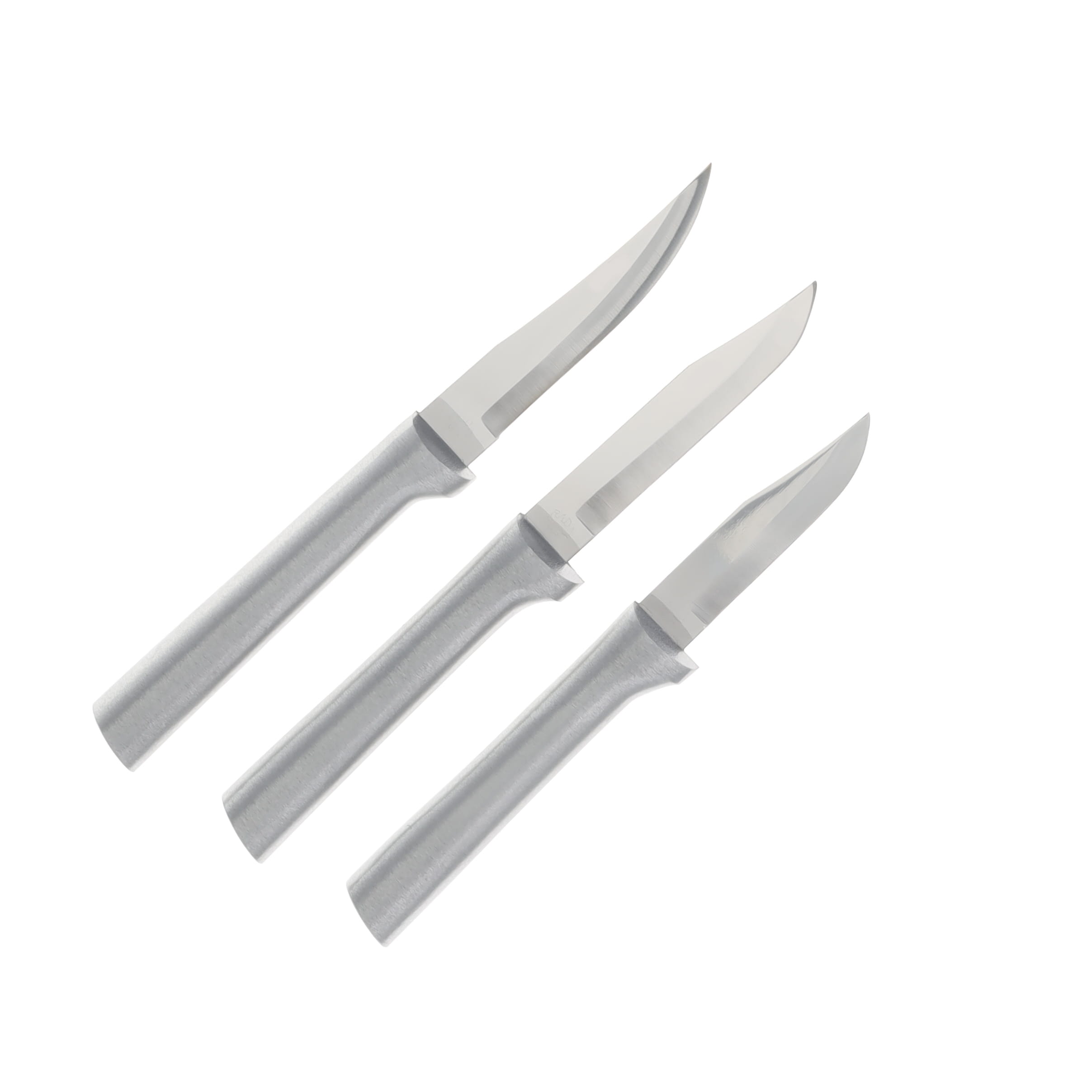 Rada Pro Pack Paring Knives Galore 3 pc Set Silver Handle DS01 View 2